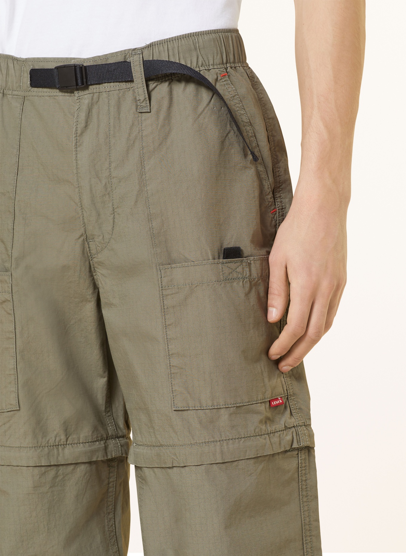 Levi's® Zip-off trousers UTILITY relaxed fit, Color: KHAKI (Image 6)