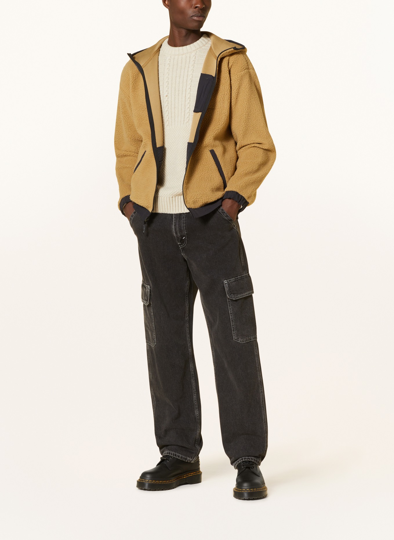 Levi's® Fleece jacket, Color: BROWN (Image 2)