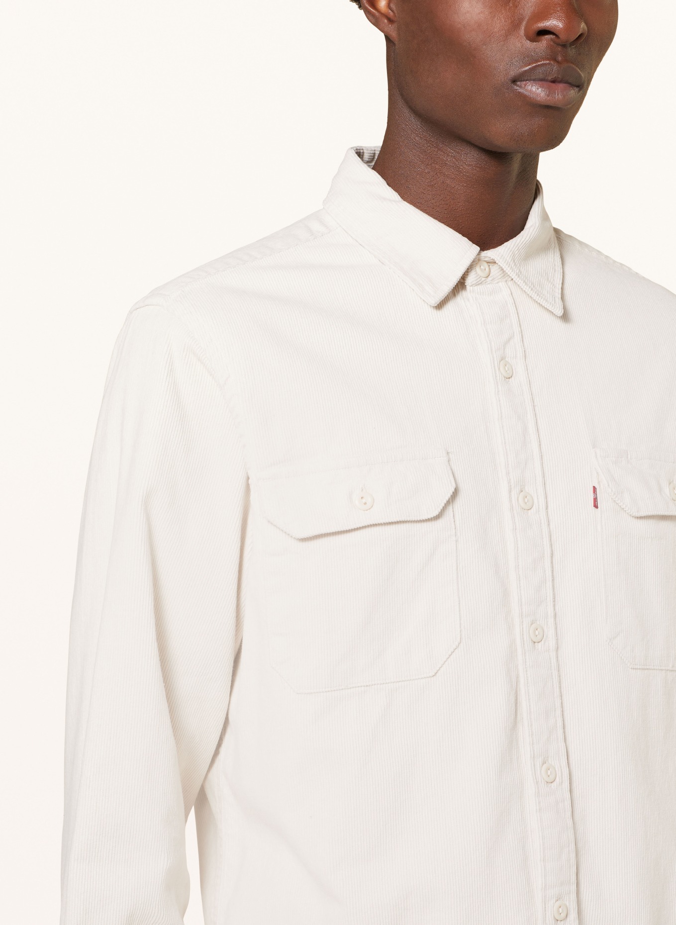 Levi's® Cord-Overshirt, Farbe: CREME (Bild 4)