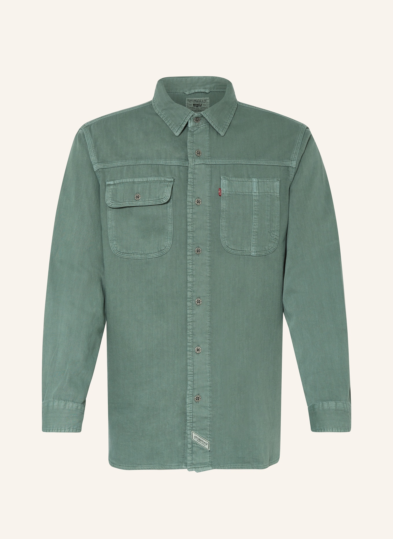 Levi's® Hemd Relaxed Fit, Farbe: GRÜN (Bild 1)