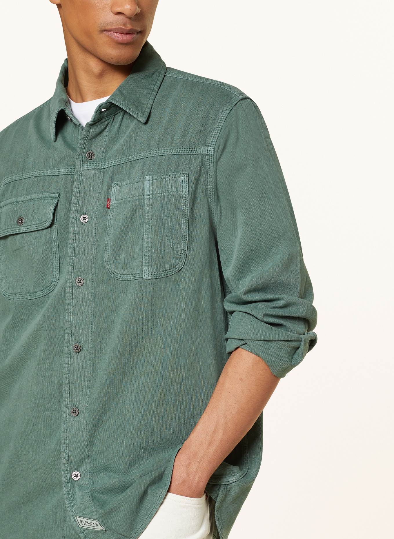 Levi's® Hemd Relaxed Fit, Farbe: GRÜN (Bild 4)