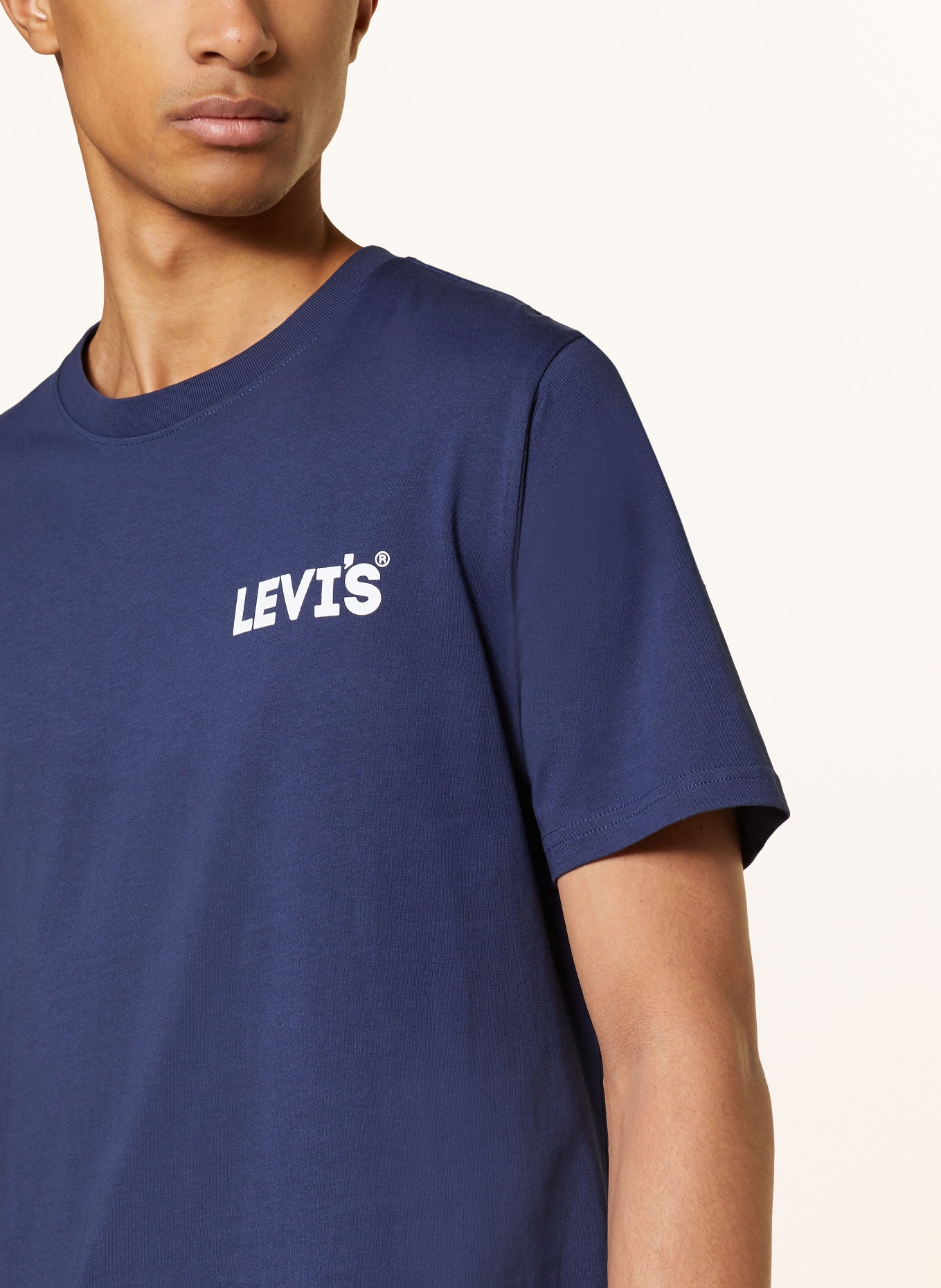 Levi's® T-Shirt, Farbe: DUNKELBLAU/ WEISS (Bild 4)