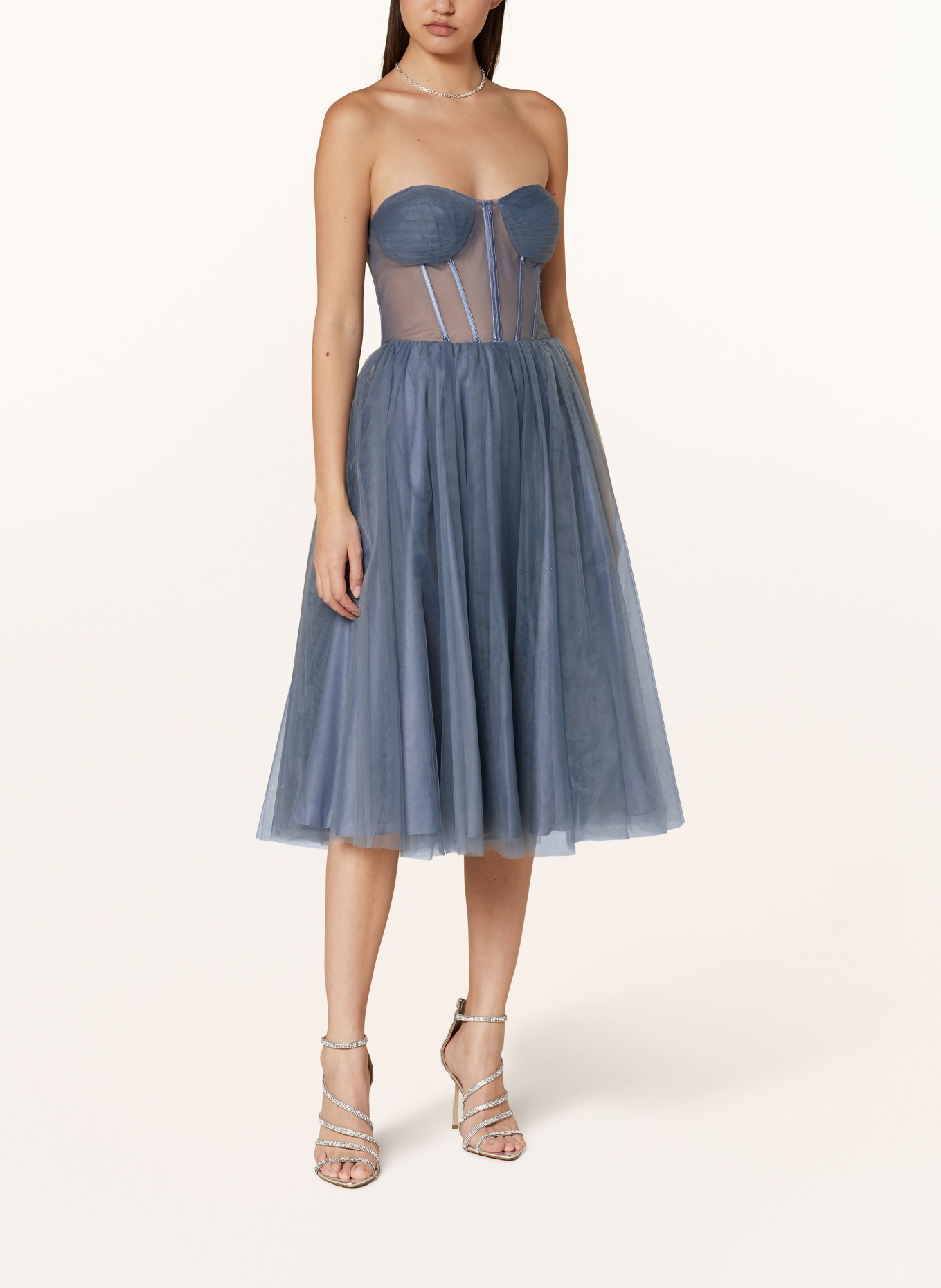 Hey Kyla Cocktail dress, Color: BLUE GRAY (Image 2)