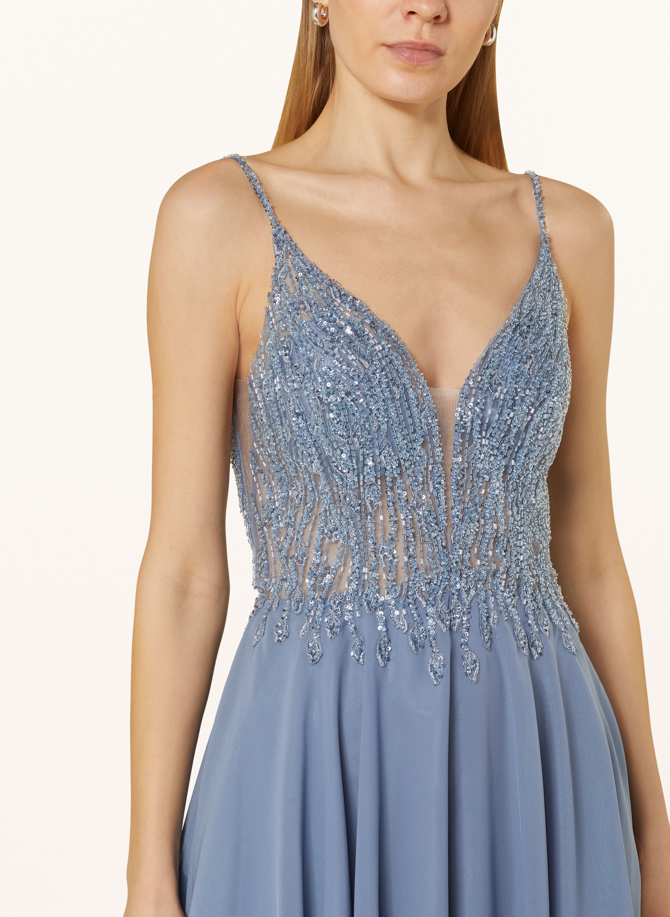 Hey Kyla Cocktail dress with decorative gems and sequins, Color: 399 hellblau (Image 4)