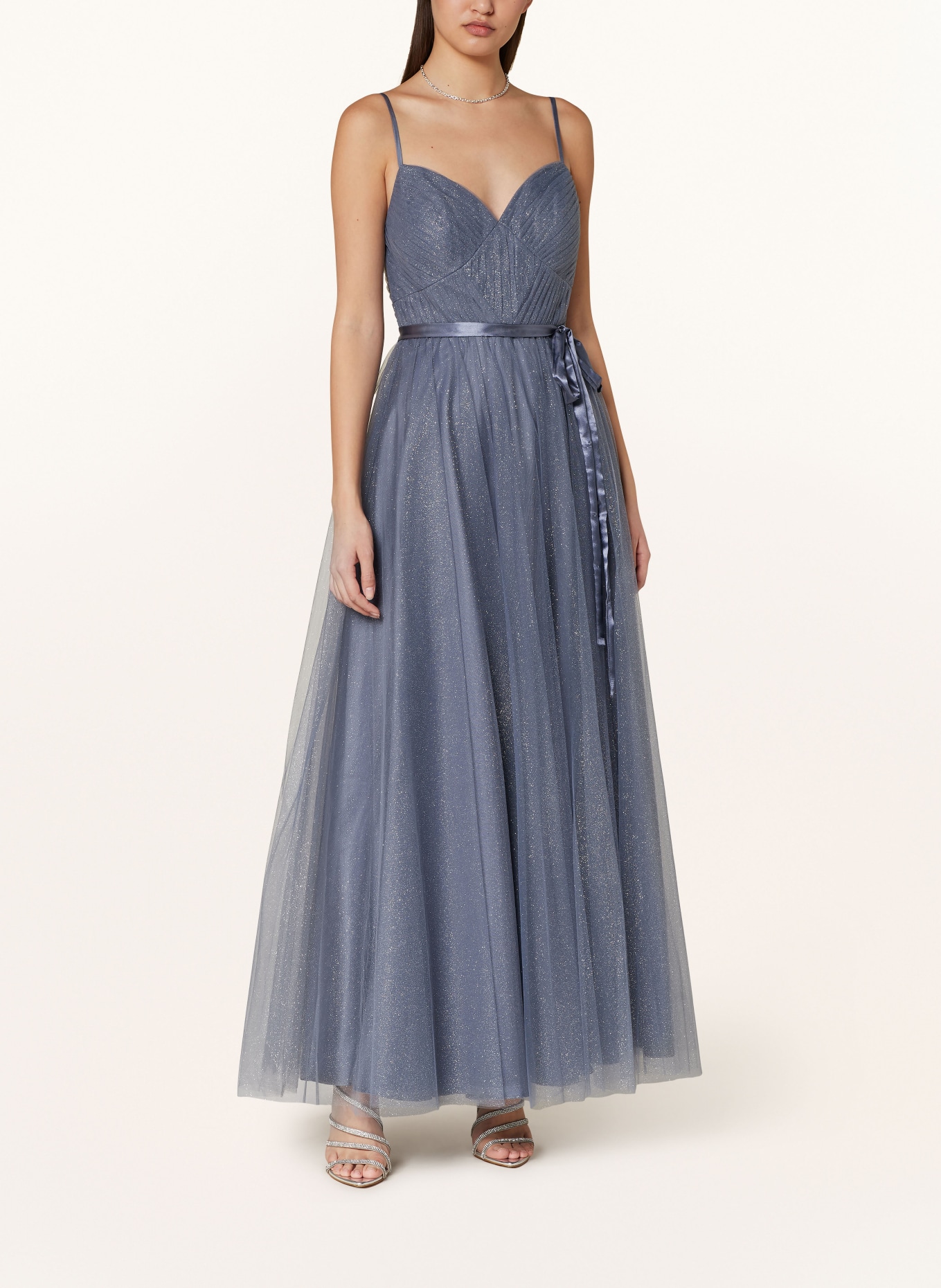 Hey Kyla Evening dress, Color: BLUE GRAY (Image 2)