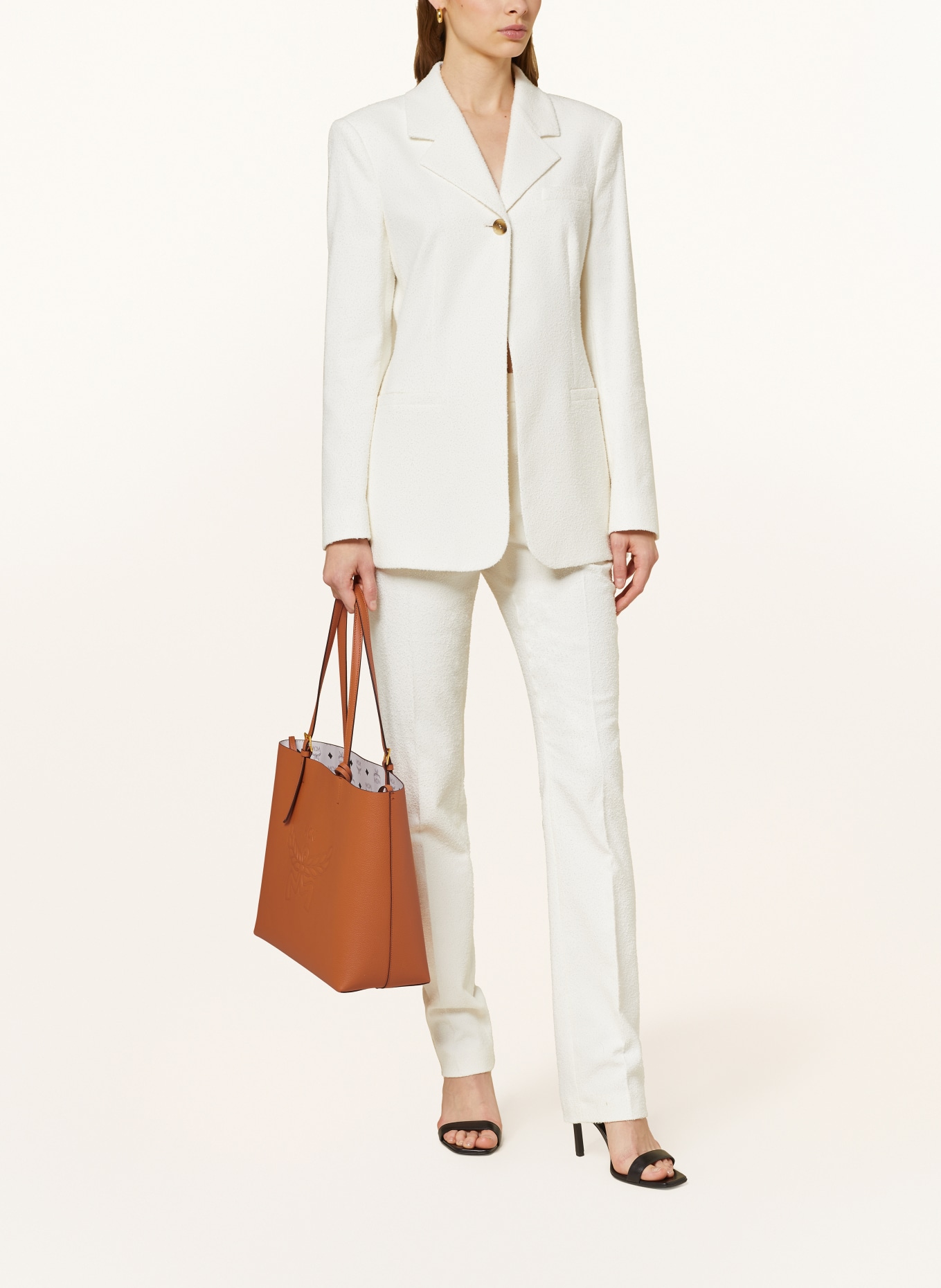 MCM Shopper HIMMEL MEDIUM reversible: CO COGNAC