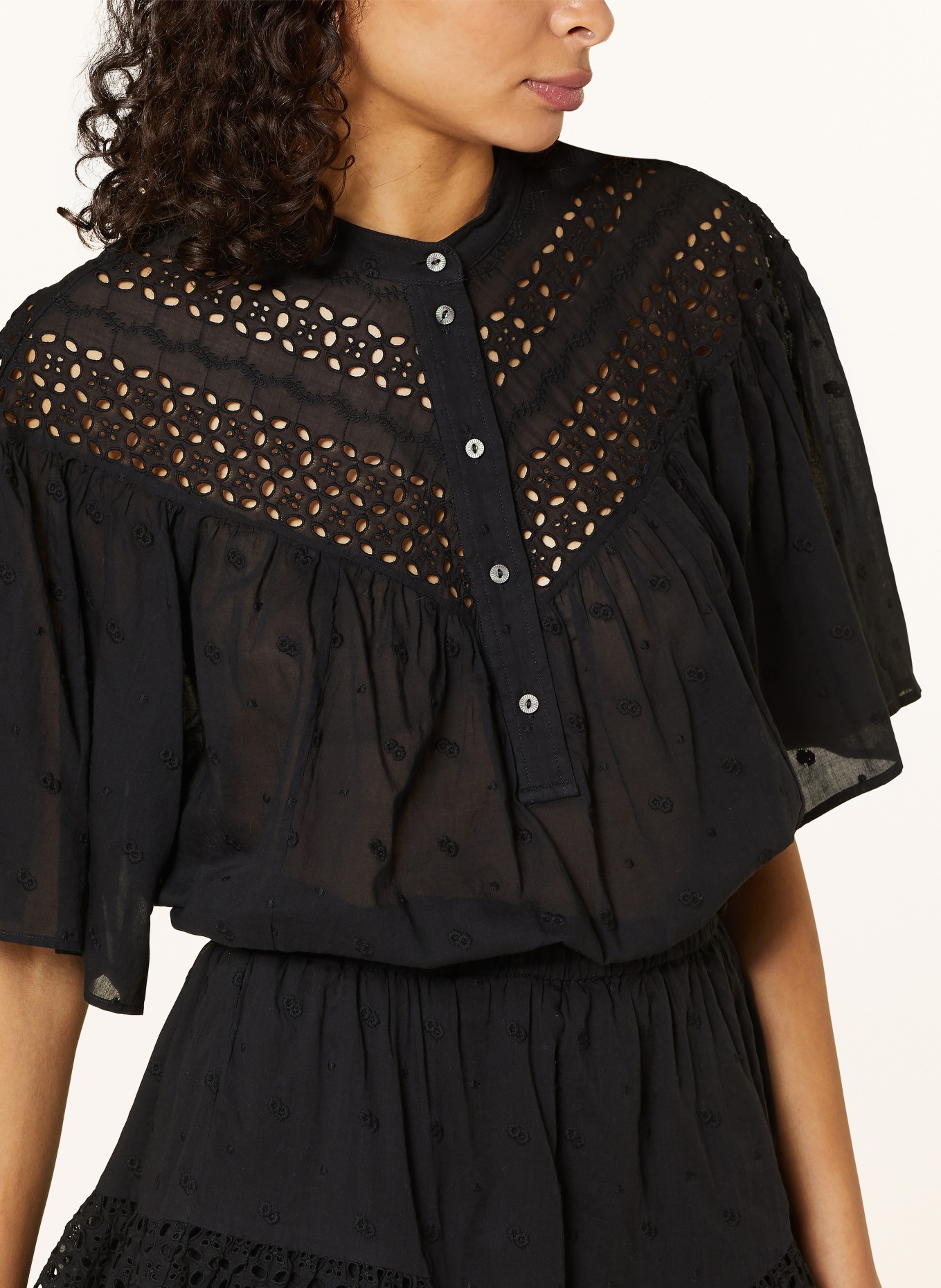 MARANT ÉTOILE Shirt blouse SAFI with 3/4 sleeves and