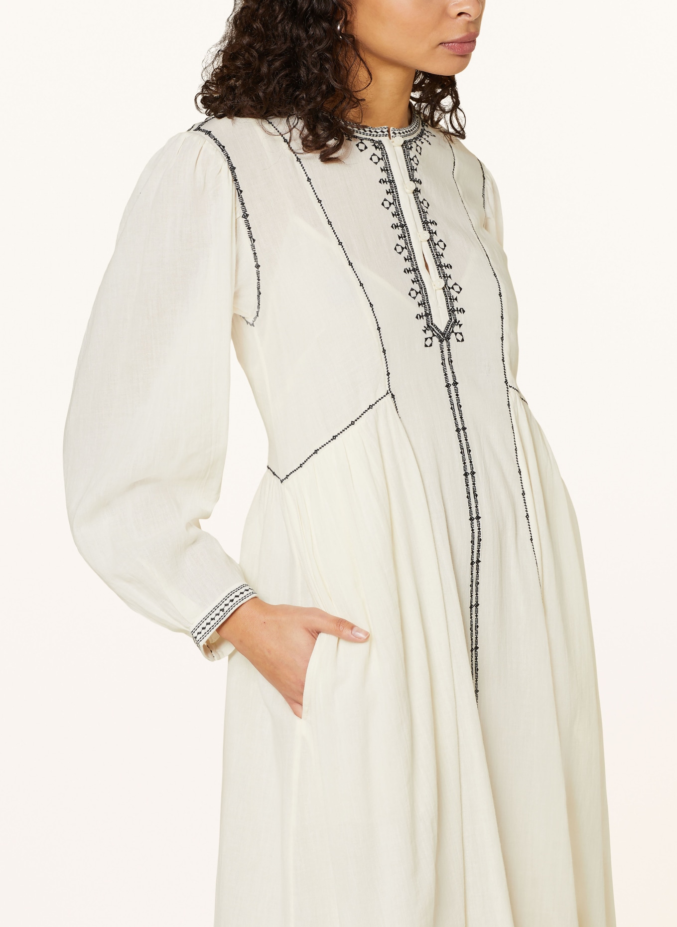 MARANT ÉTOILE Kleid PIPPA, Farbe: ECRU (Bild 4)