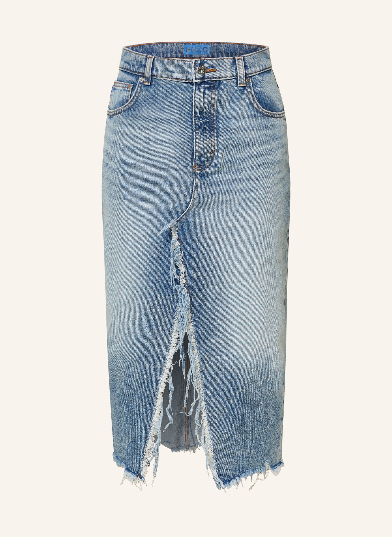 HUGO BLUE Spódnica jeansowa GALITA, Kolor: 440 TURQUOISE/AQUA (Obrazek 1)