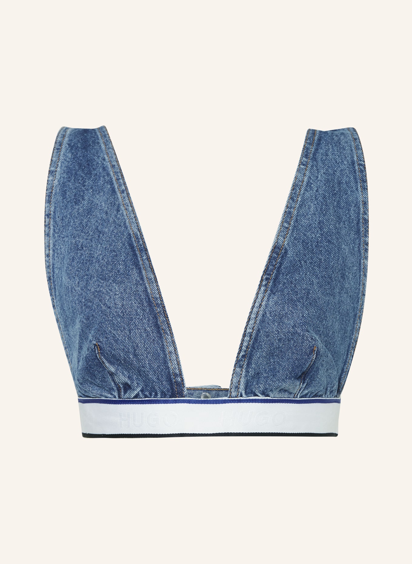 HUGO BLUE Top jeansowy GEBRA, Kolor: NIEBIESKI (Obrazek 1)