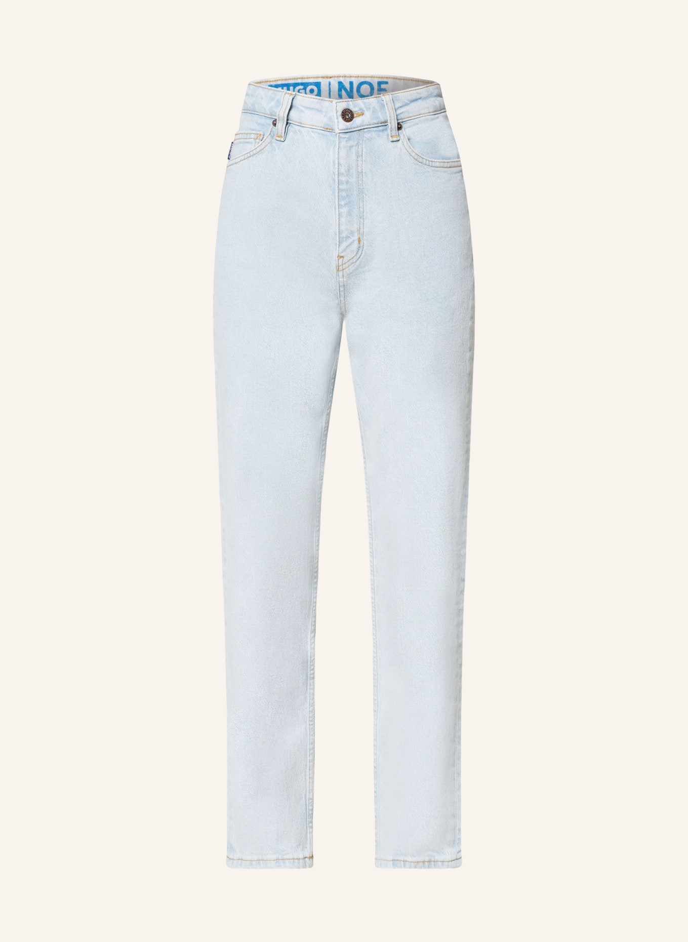 HUGO BLUE Mom jeans NOE, Color: 449 TURQUOISE/AQUA (Image 1)