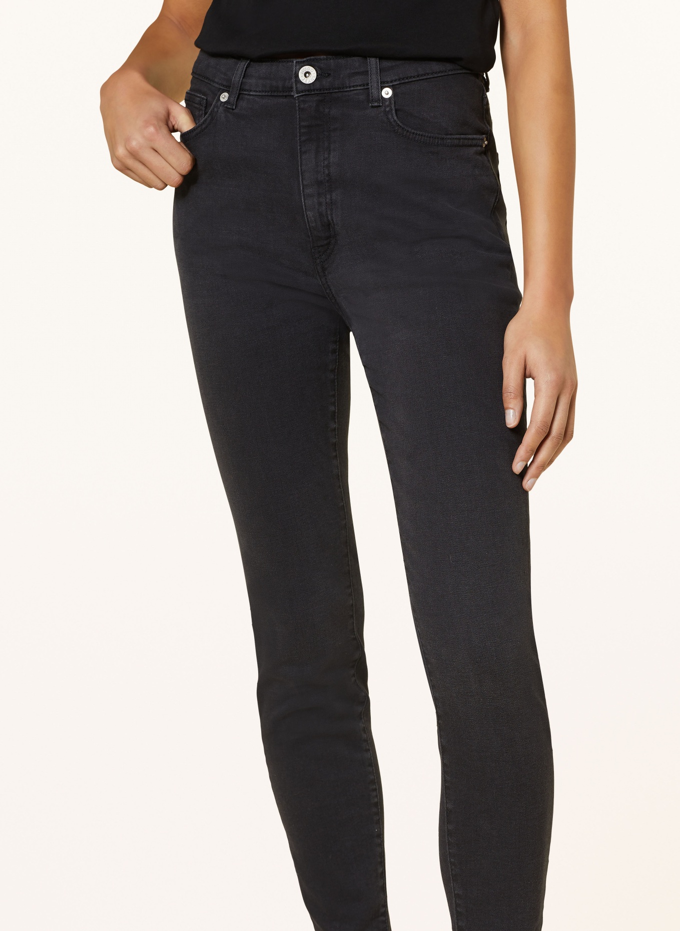 HUGO BLUE Skinny jeans MALU, Color: 001 BLACK (Image 5)