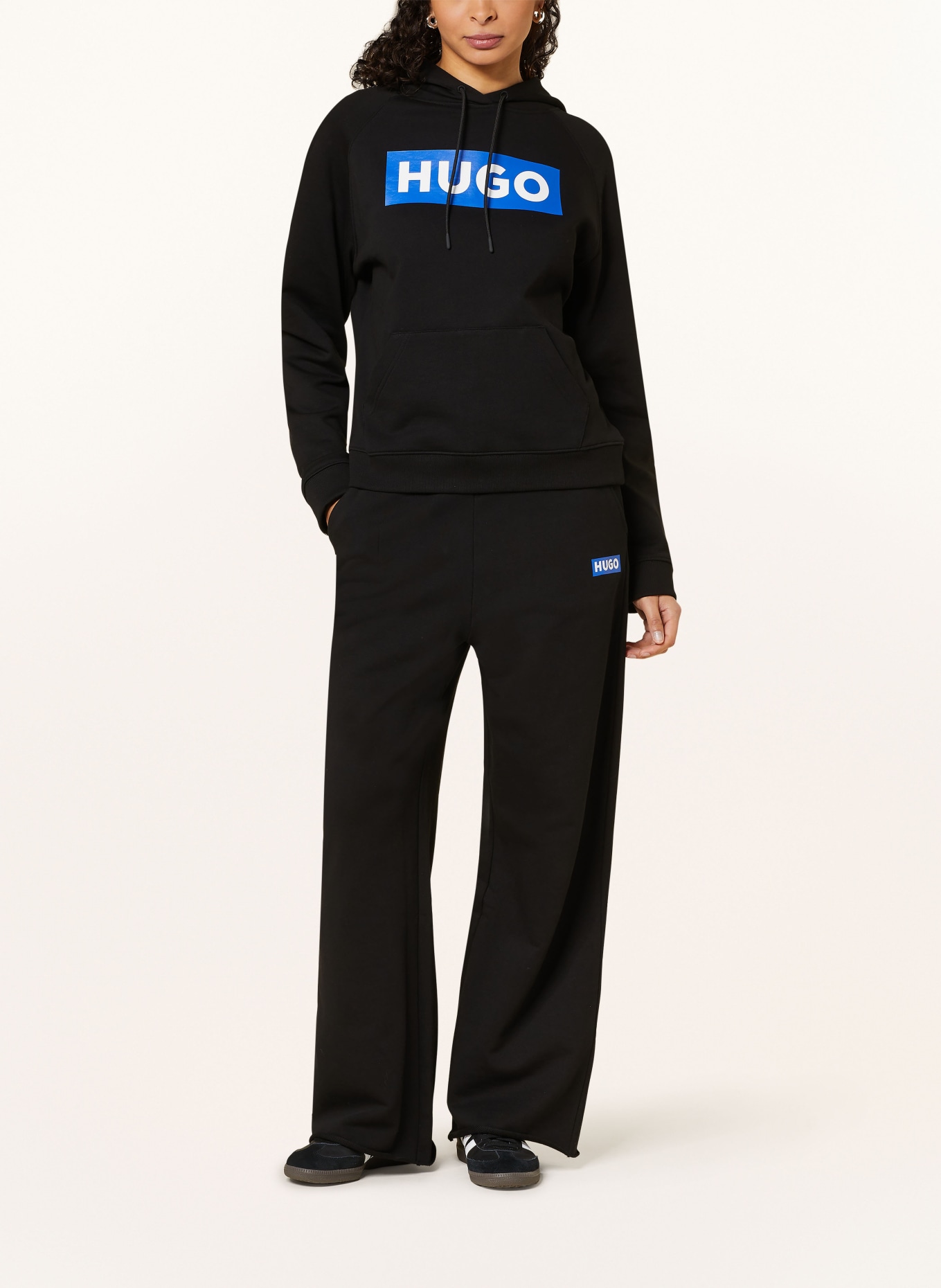 HUGO BLUE Sweatpants STRAIGHT JOGGER, Color: BLACK (Image 2)