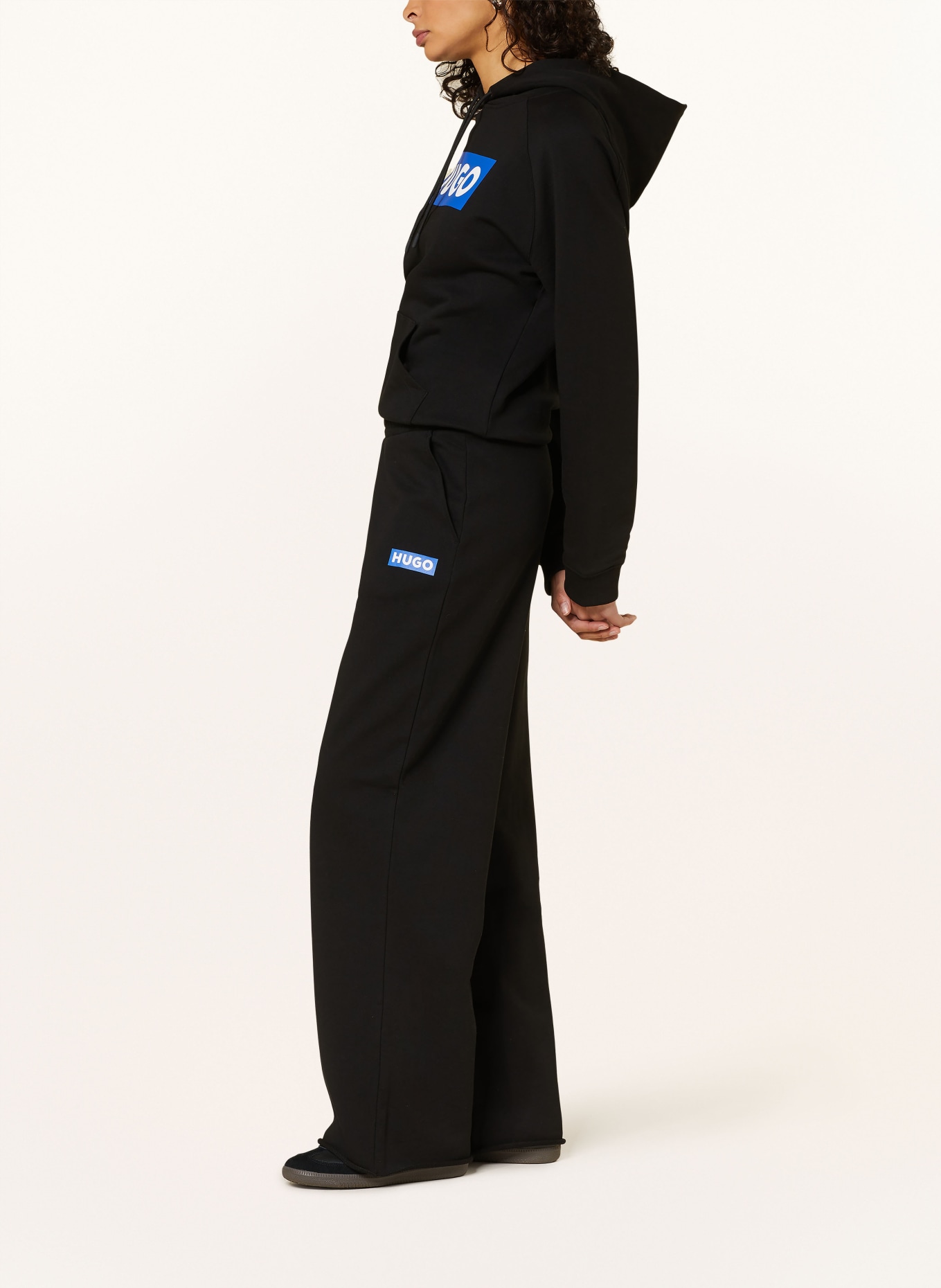 HUGO BLUE Sweatpants STRAIGHT JOGGER, Color: BLACK (Image 4)