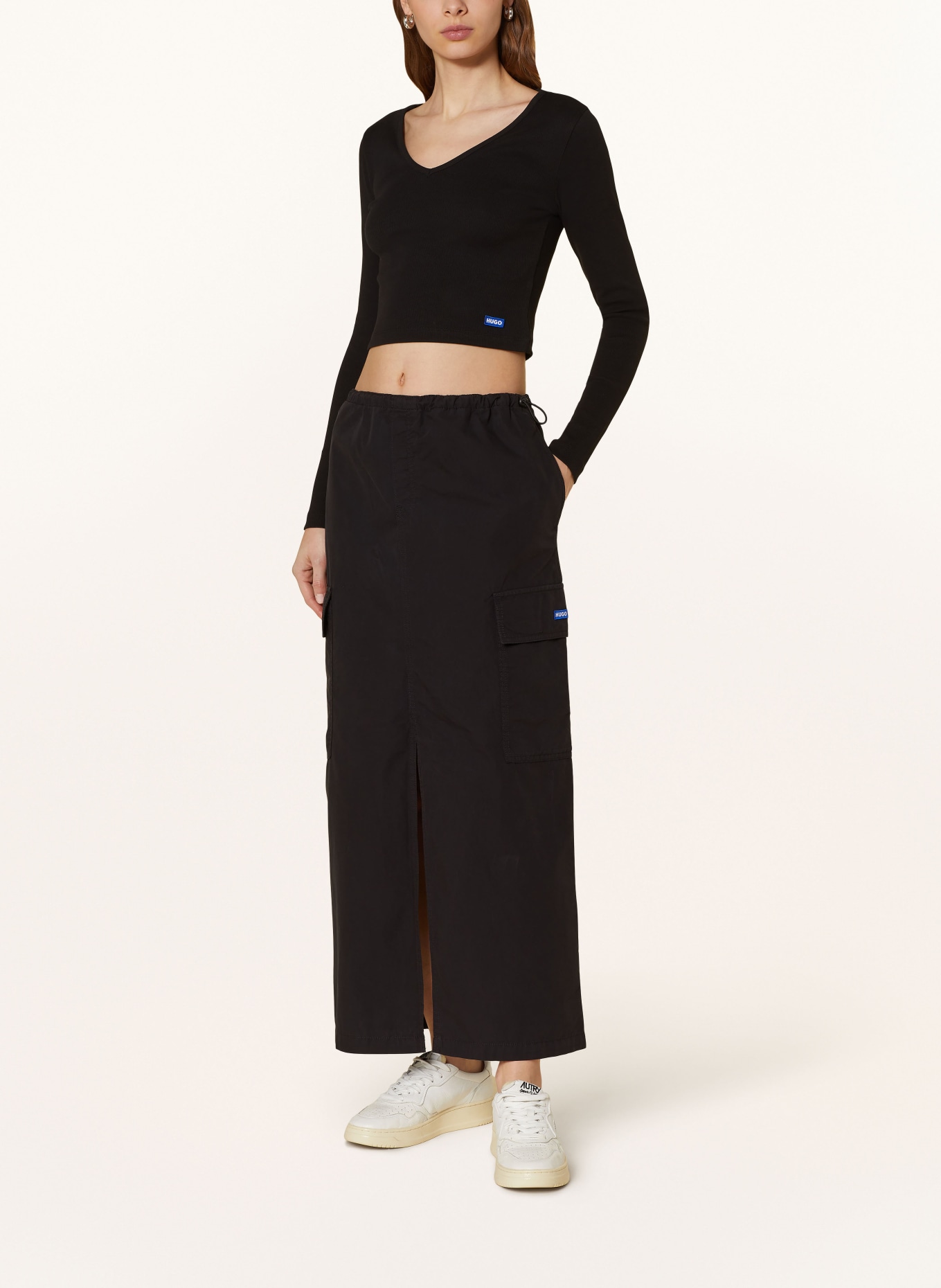 HUGO BLUE Cargo skirt RAFISA in black