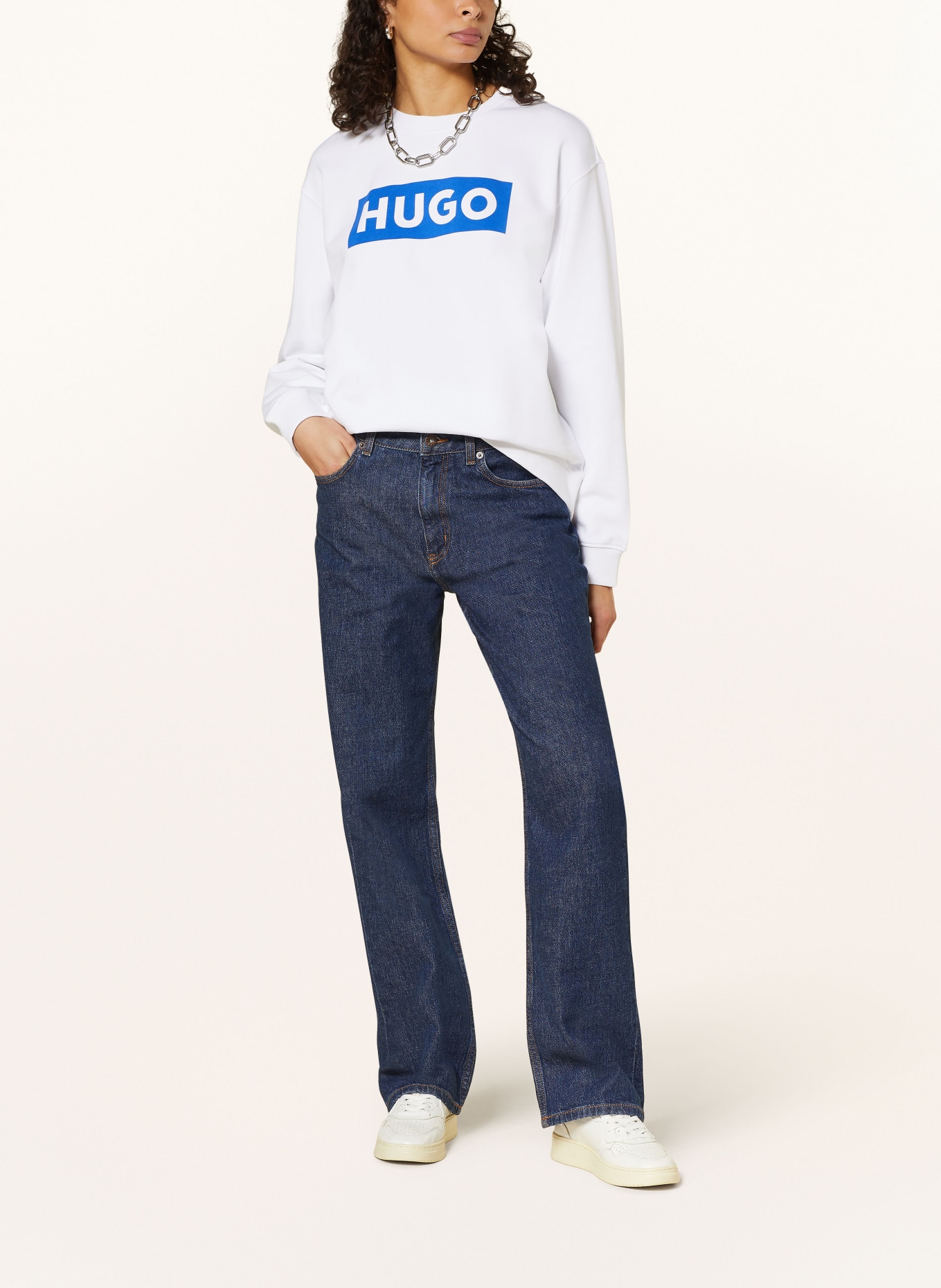 HUGO BLUE Straight jeans ELYAH, Color: 410 NAVY (Image 2)