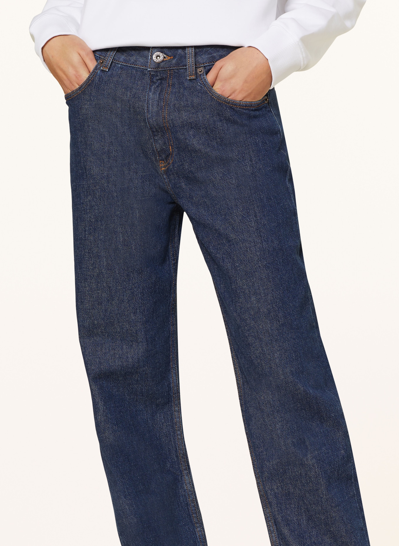 HUGO BLUE Straight Jeans ELYAH, Farbe: 410 NAVY (Bild 5)