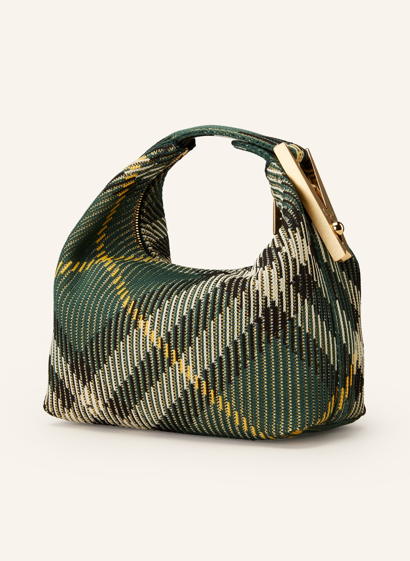 BURBERRY Handbag PEG MINI, Color: GREEN/ ECRU/ DARK YELLOW (Image 2)