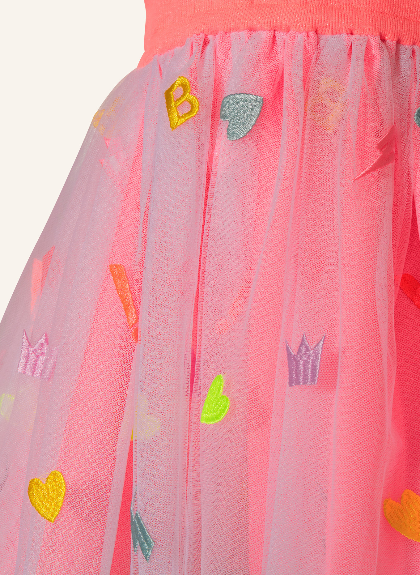 Billieblush Sukienka tiulowa, Kolor: RÓŻOWY/ JASKRAWY RÓŻOWY/ BIAŁY (Obrazek 3)