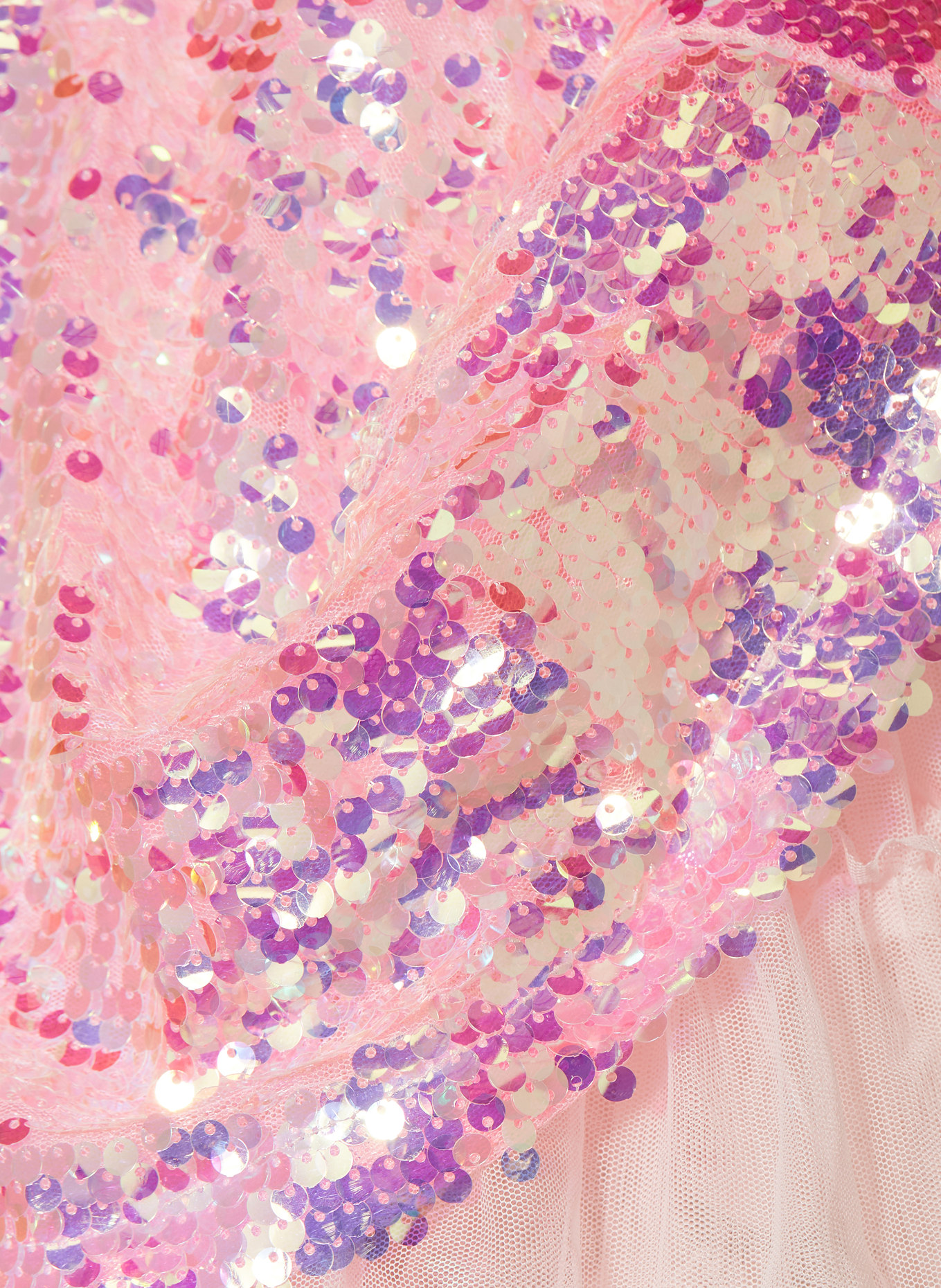 Billieblush Spódnica tiulowa z cekinami, Kolor: MOCNORÓŻOWY (Obrazek 3)