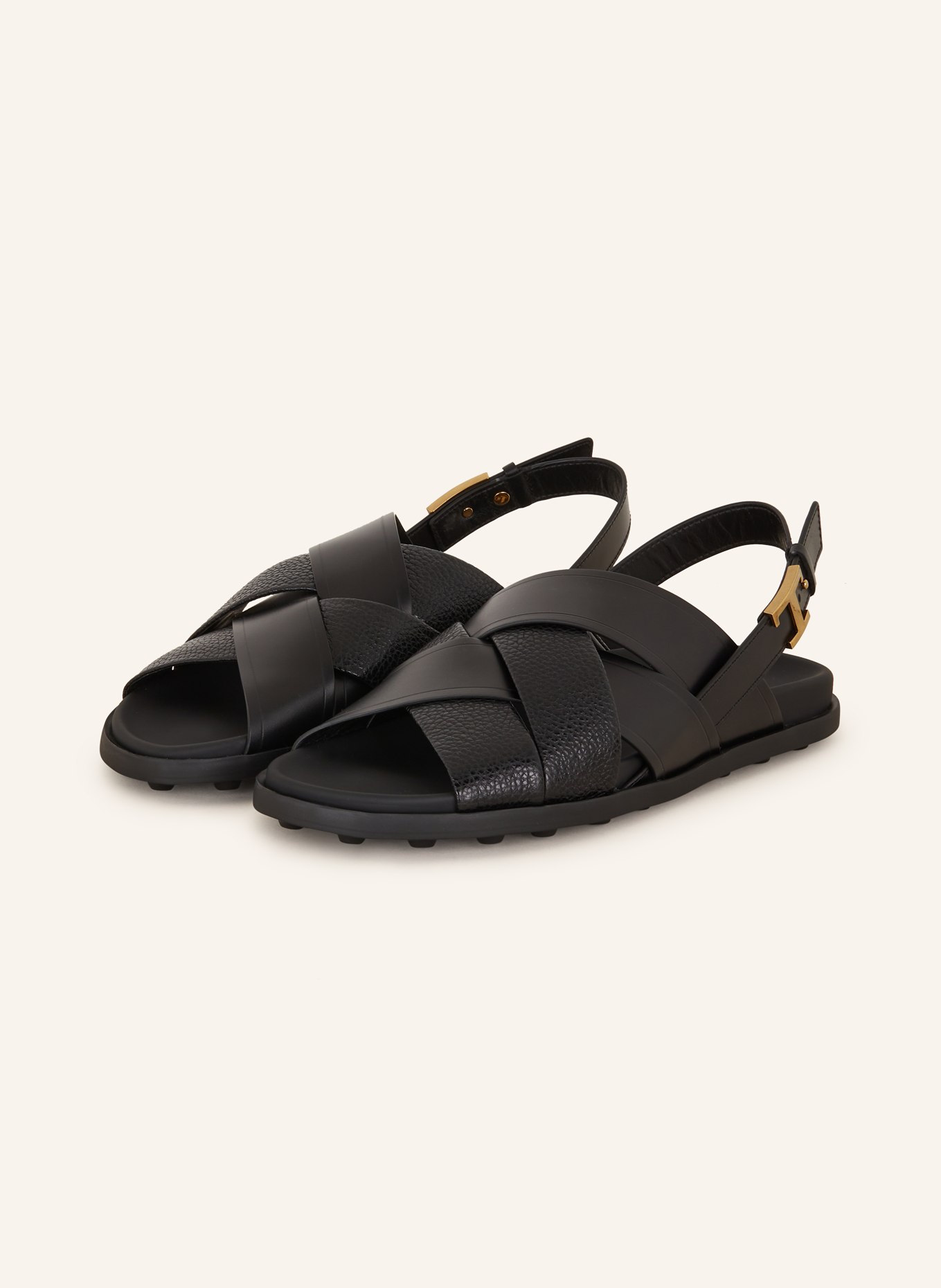 TOD'S Sandals, Color: BLACK (Image 1)