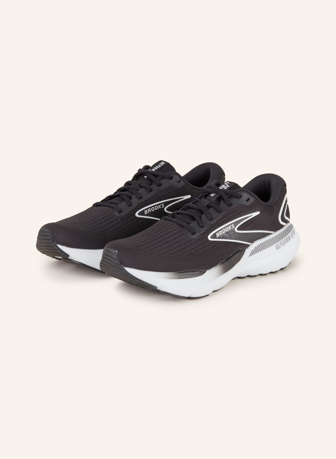 BROOKS Running shoes GLYCERIN GTS 21, Color: BLACK (Image 1)