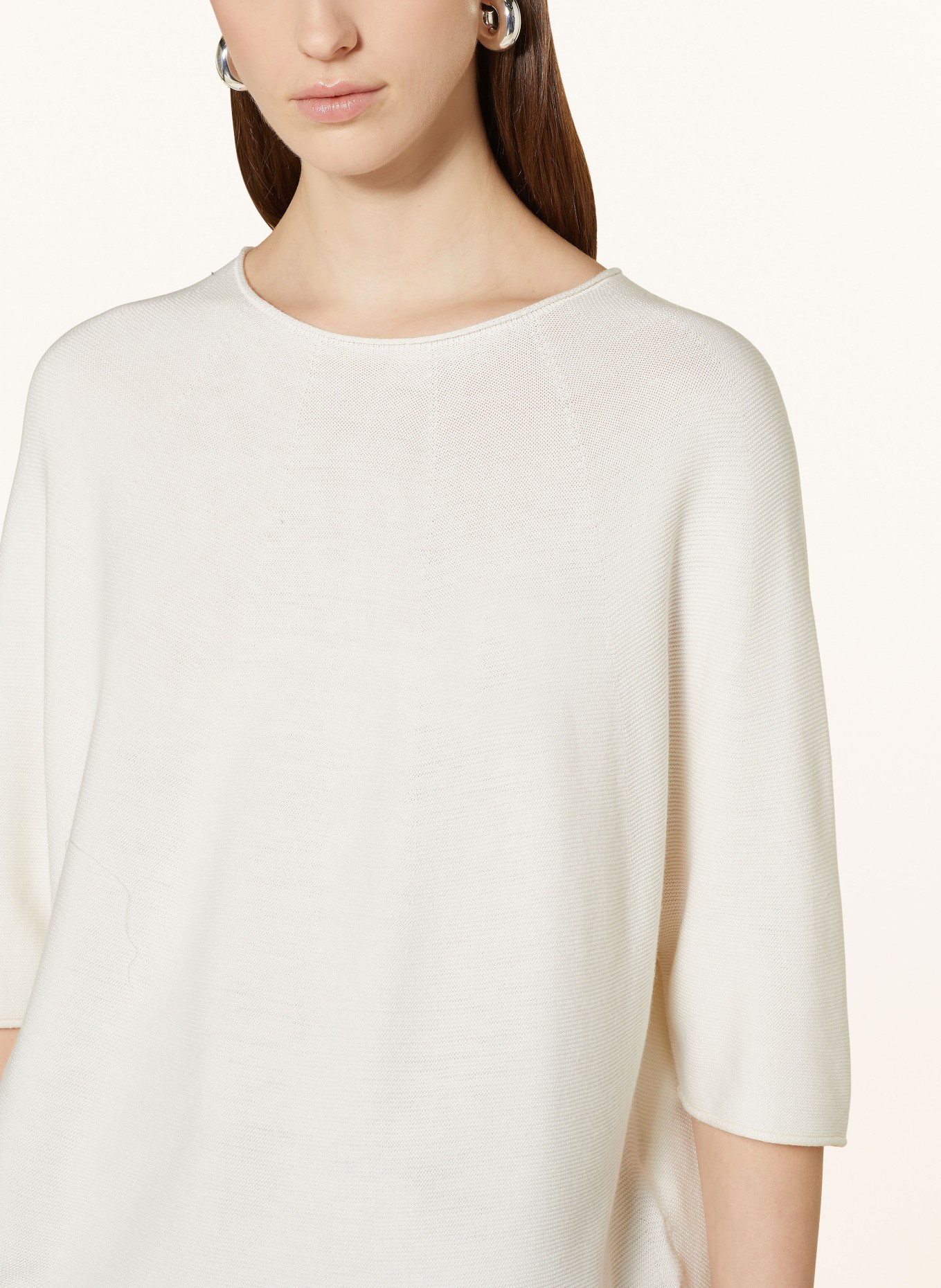 BOSS Sweater FLAMBER with 3/4 sleeves, Color: WHITE (Image 4)
