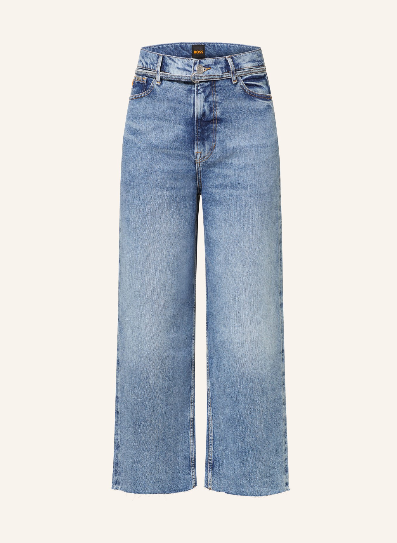 BOSS Culotte jeans MARLENE, Color: 420 MEDIUM BLUE (Image 1)