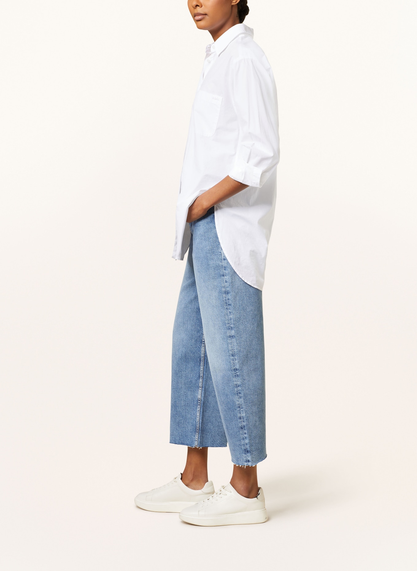 BOSS Jeans-Culotte MARLENE, Farbe: 420 MEDIUM BLUE (Bild 4)