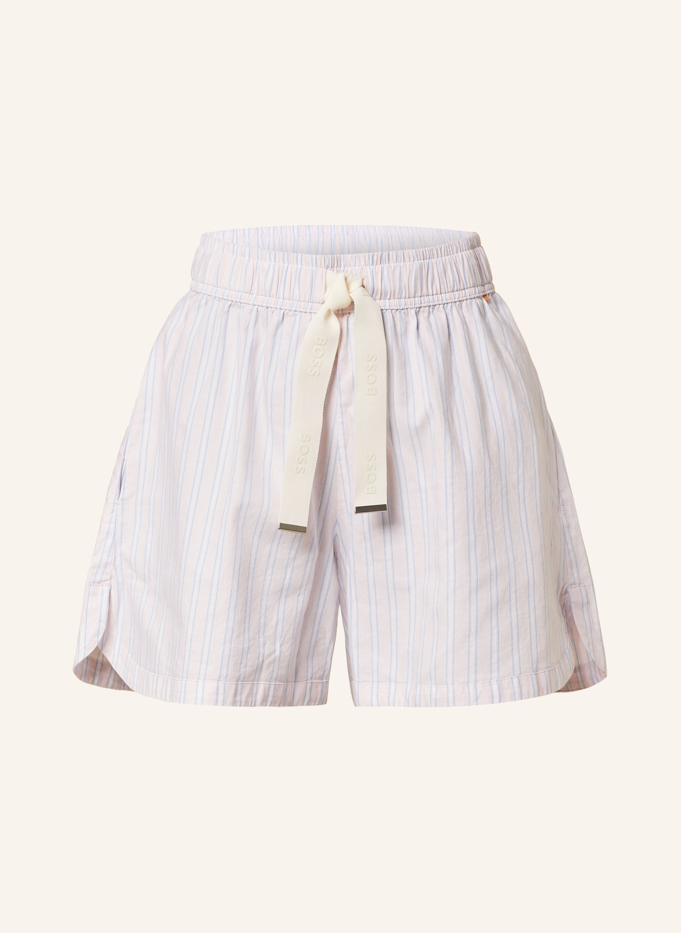 BOSS Shorts TIMPETTA, Color: LIGHT PINK/ WHITE/ LIGHT BLUE (Image 1)