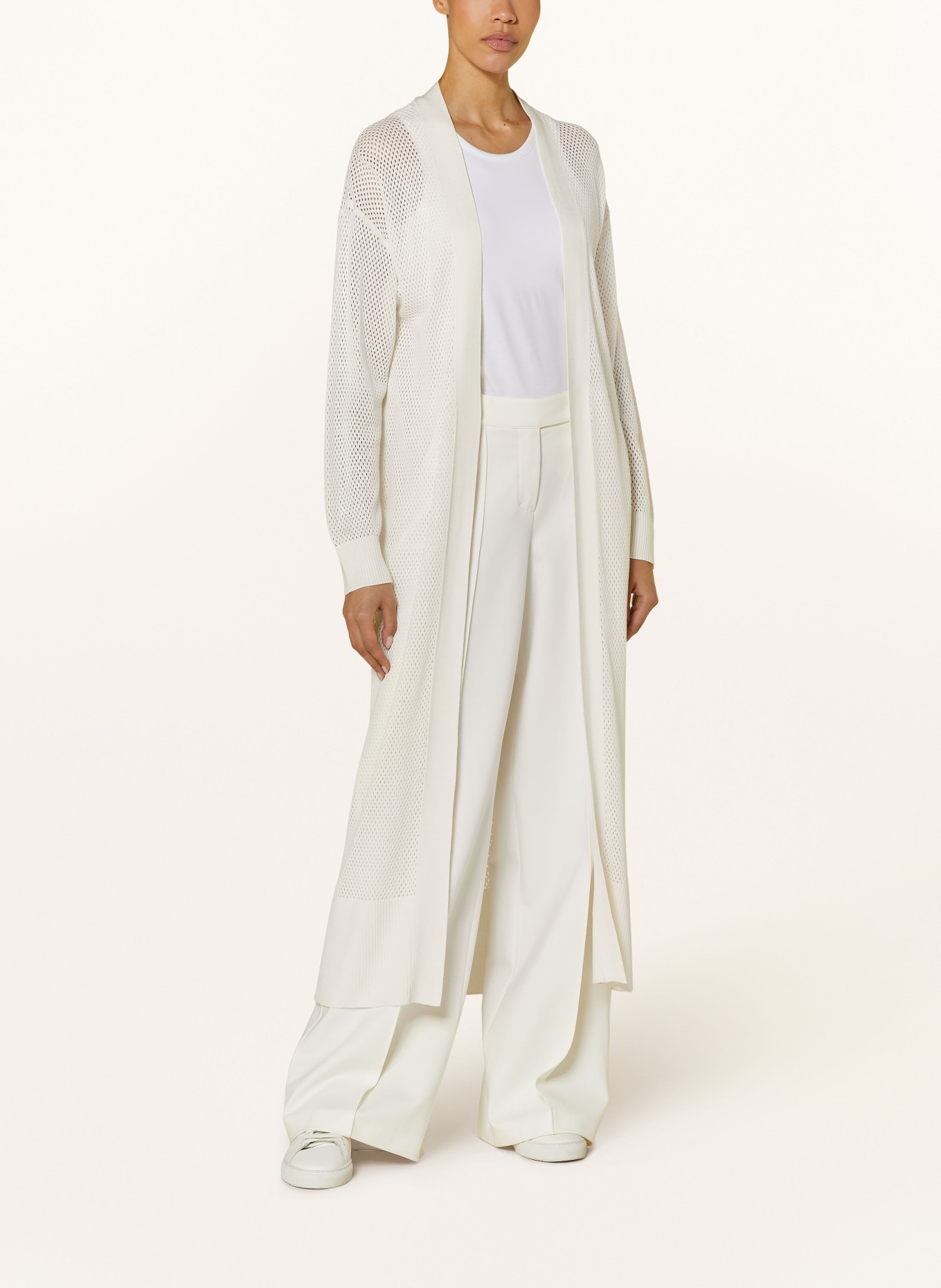 BOSS Knit cardigan FUZIZI, Color: WHITE (Image 2)