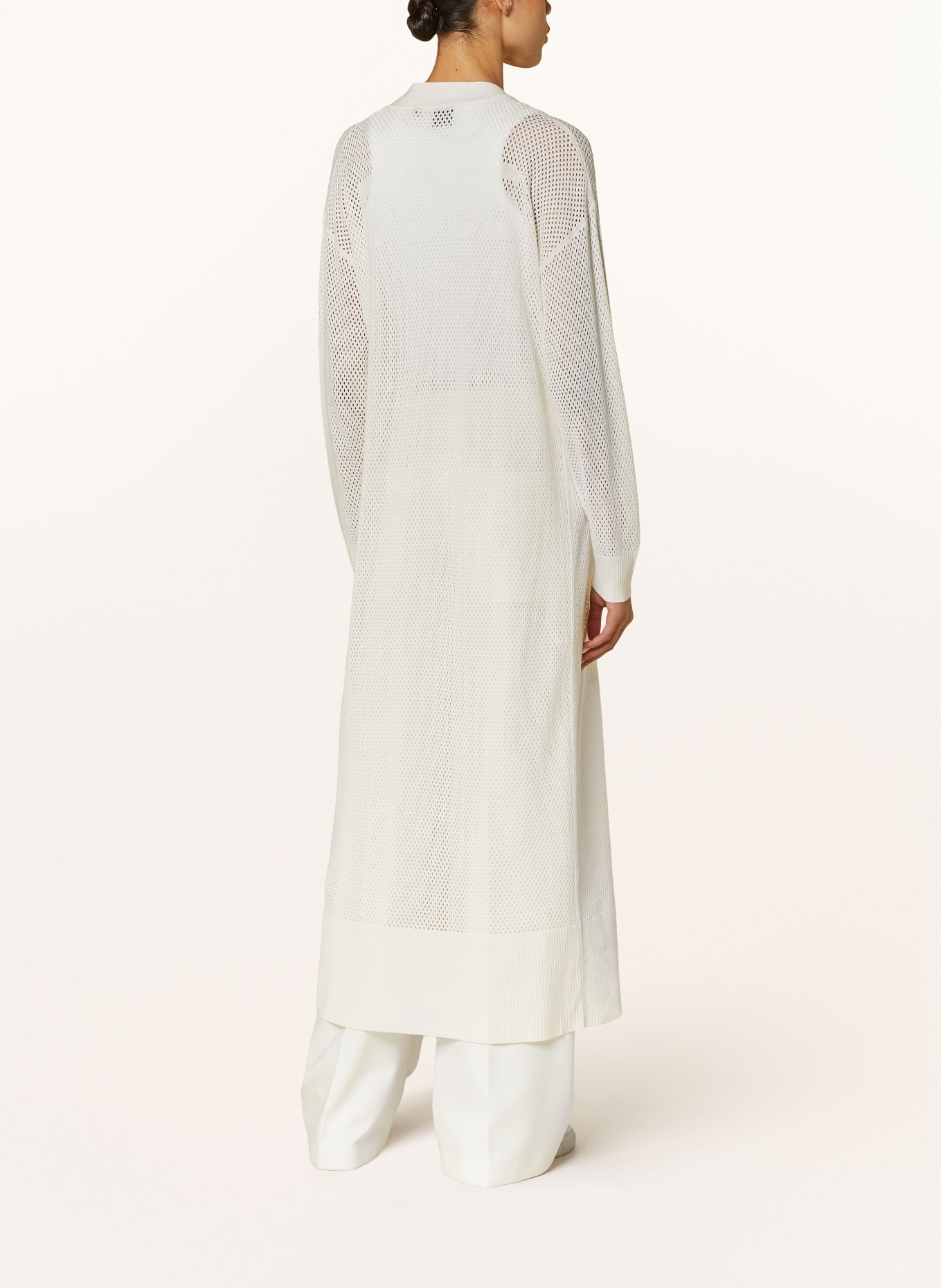 BOSS Knit cardigan FUZIZI, Color: WHITE (Image 3)