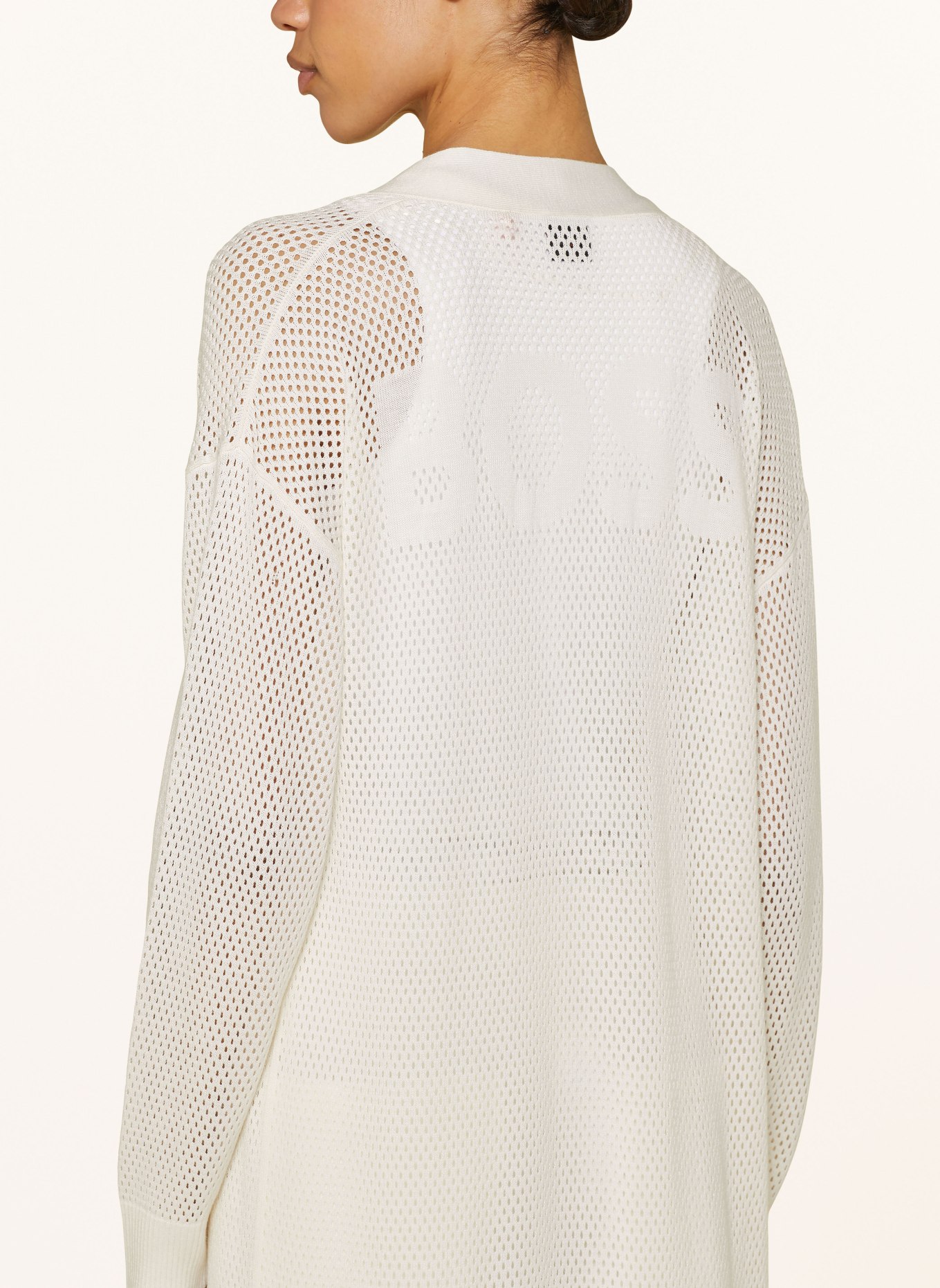 BOSS Knit cardigan FUZIZI, Color: WHITE (Image 4)