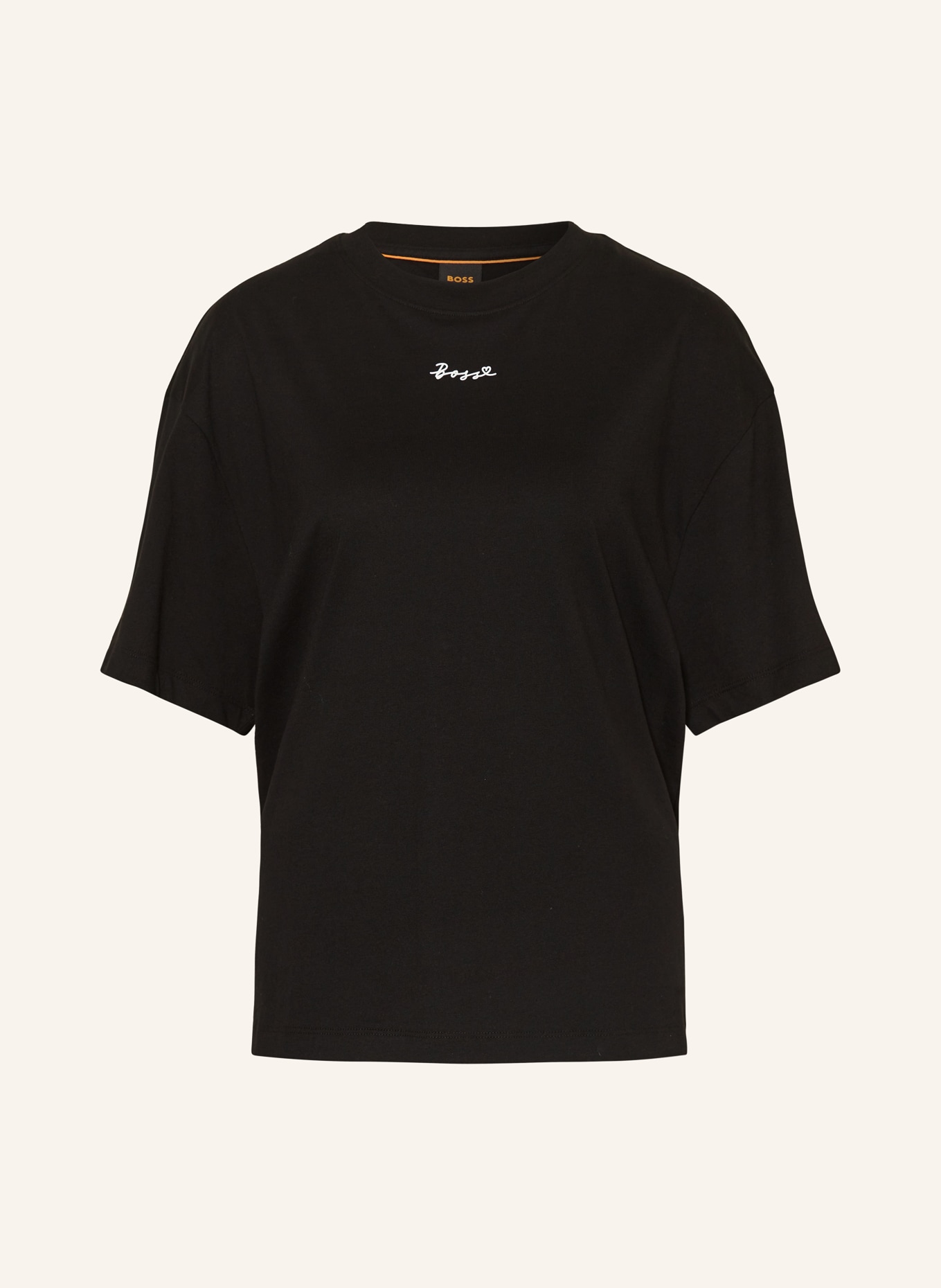 BOSS T-shirt EBOYFRIEND, Color: BLACK/ WHITE (Image 1)