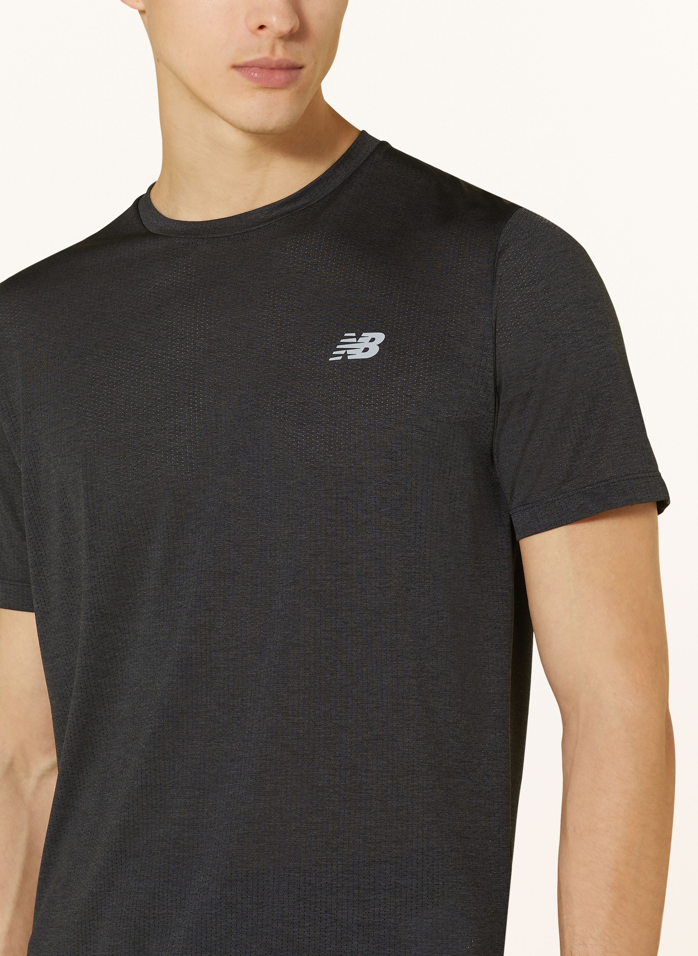 new balance Running shirt NB ATHLETICS, Color: BLACK (Image 4)