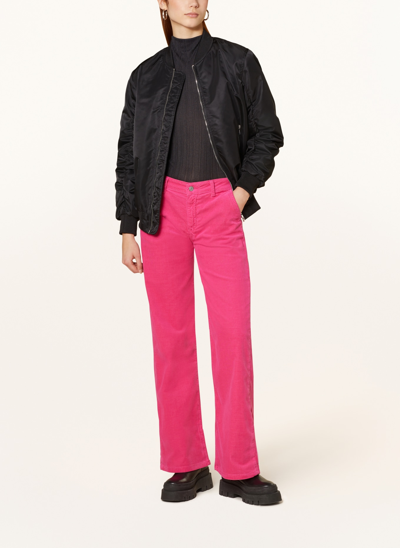 mavi Corduroy trousers MIRACLE, Color: PINK (Image 2)