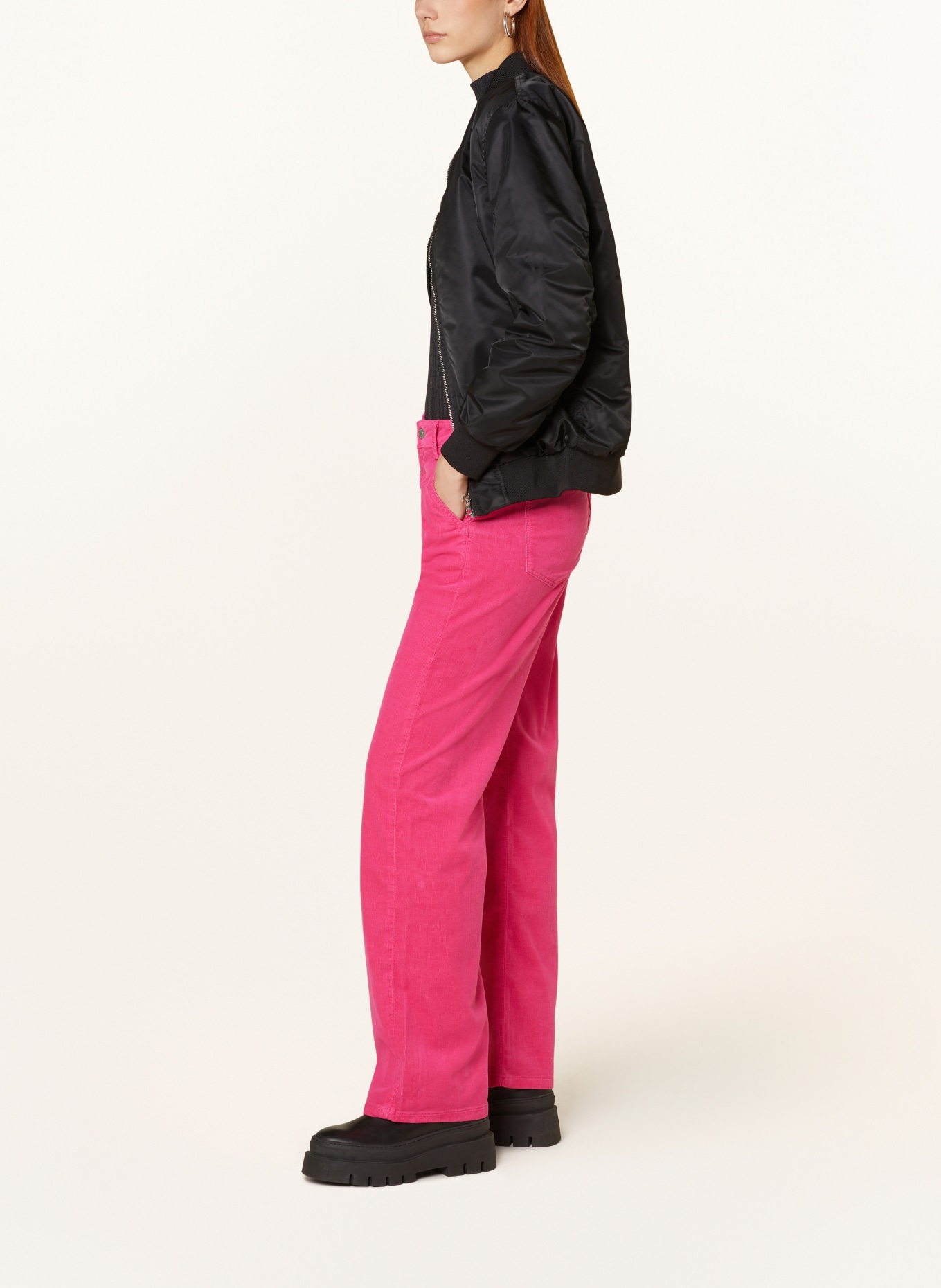 mavi Corduroy trousers MIRACLE, Color: PINK (Image 4)