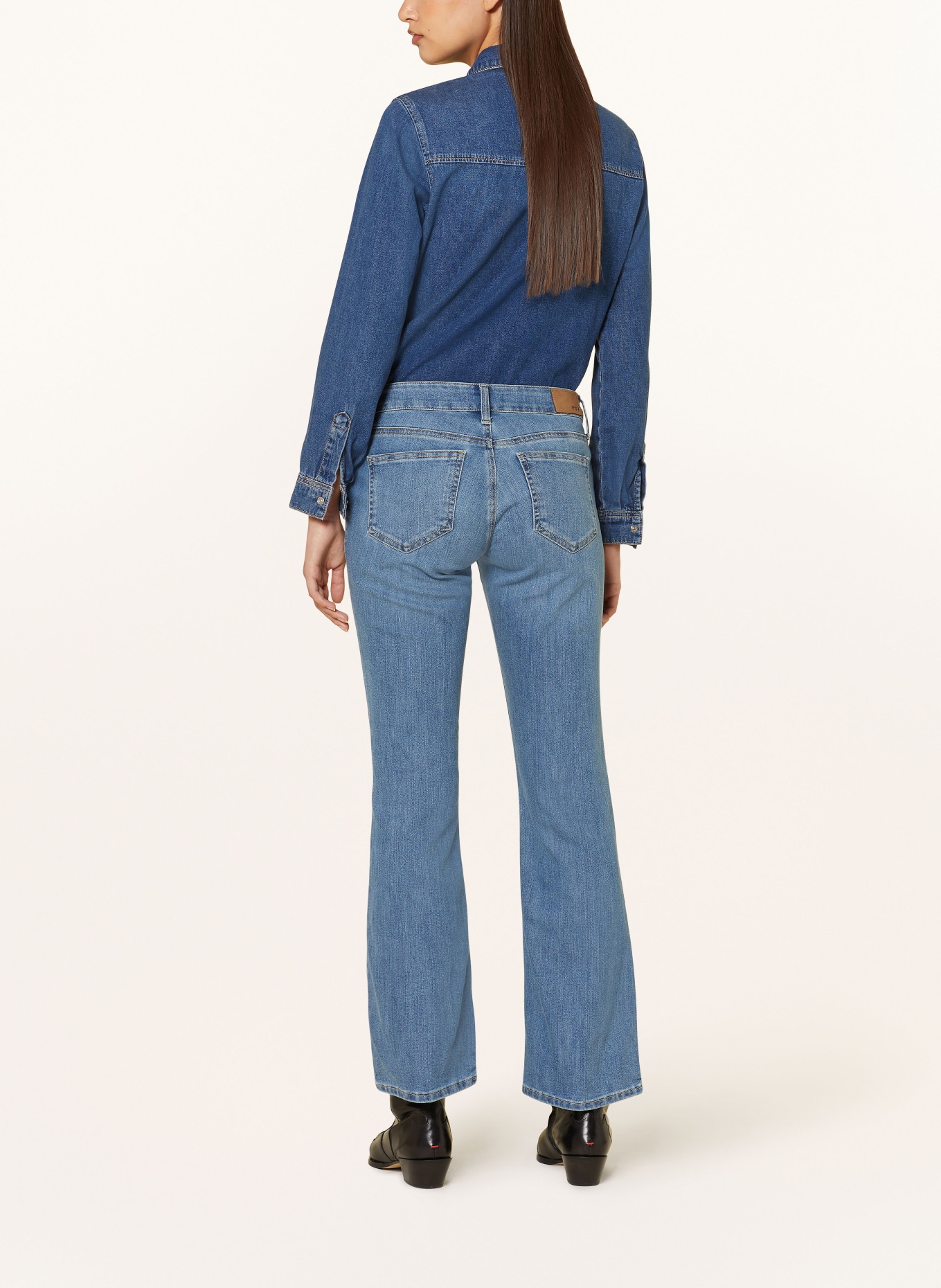 mavi Bootcut Jeans BELLA, Farbe: 85696 mid shaded everyday (Bild 3)