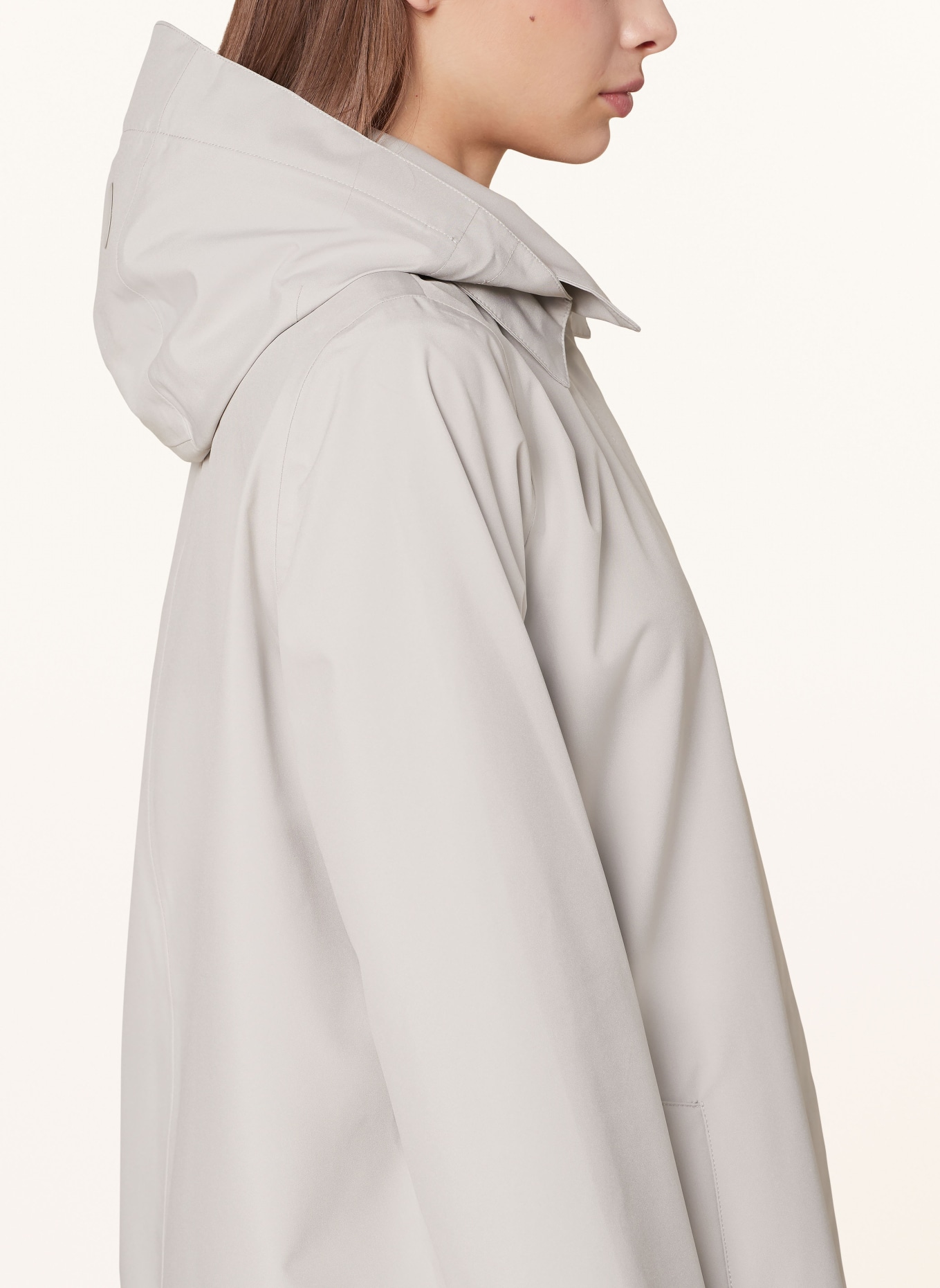 SAVE THE DUCK Coat GRIN ASIA with detachable hood, Color: BEIGE (Image 5)