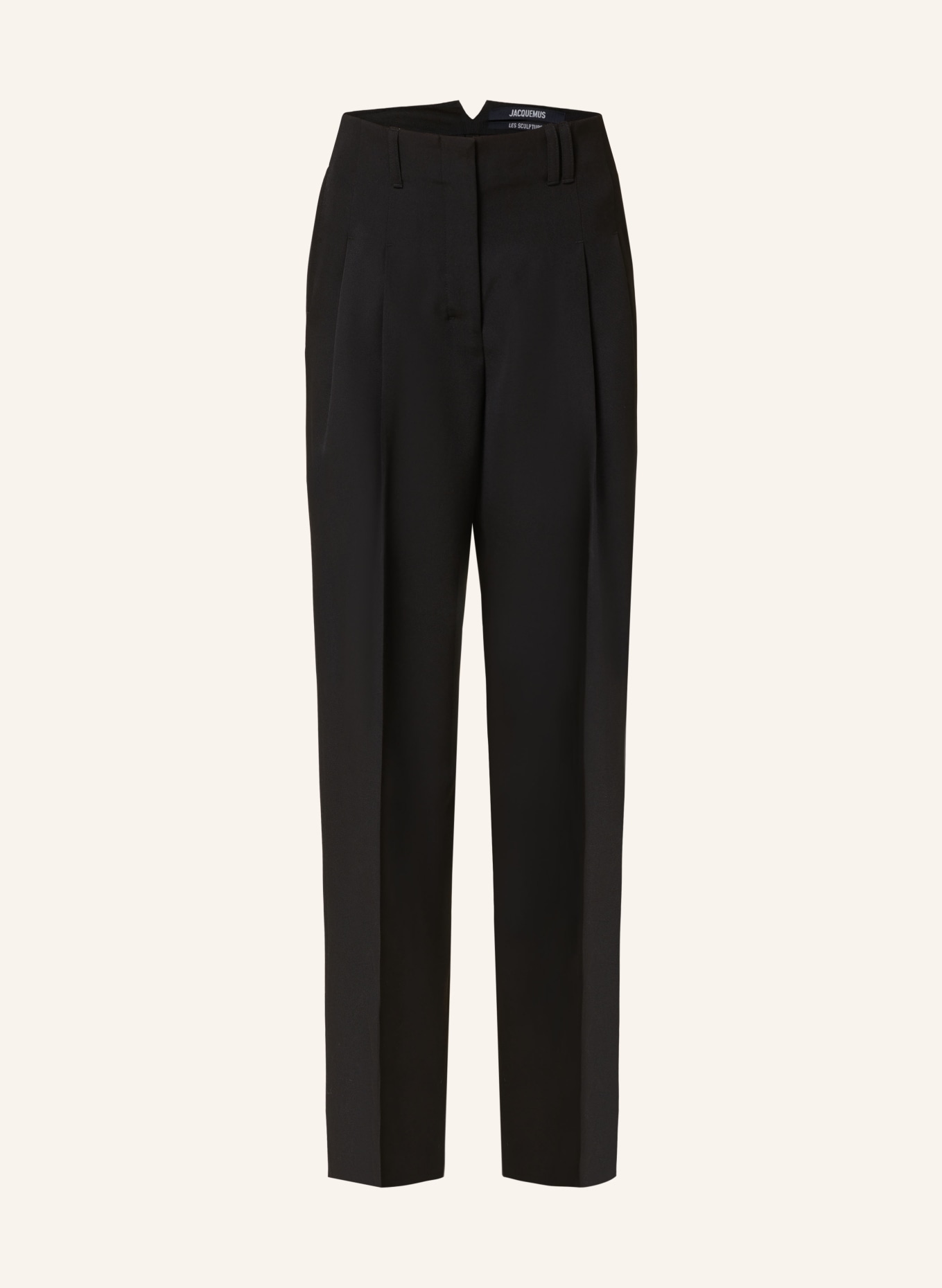 JACQUEMUS Trousers LE PANTALON TITOLO, Color: BLACK (Image 1)
