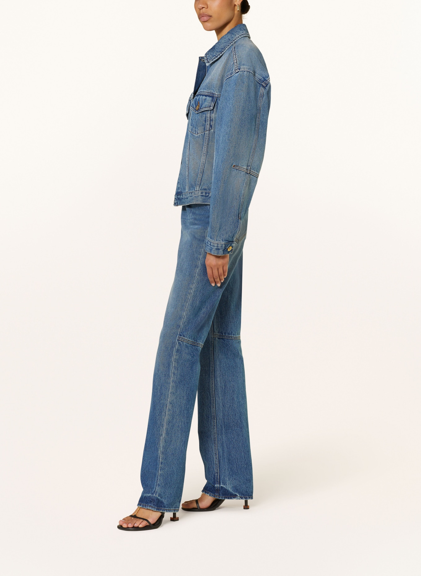 JACQUEMUS Jeans LE DE-NÎMES DROIT, Farbe: 33C BLUE/TABAC 2 (Bild 4)