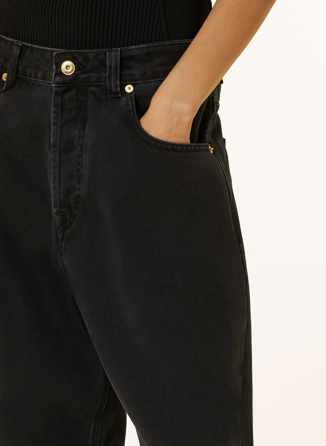 JACQUEMUS Jeans LE DE-NÎMES, Farbe: 990 BLACK (Bild 5)