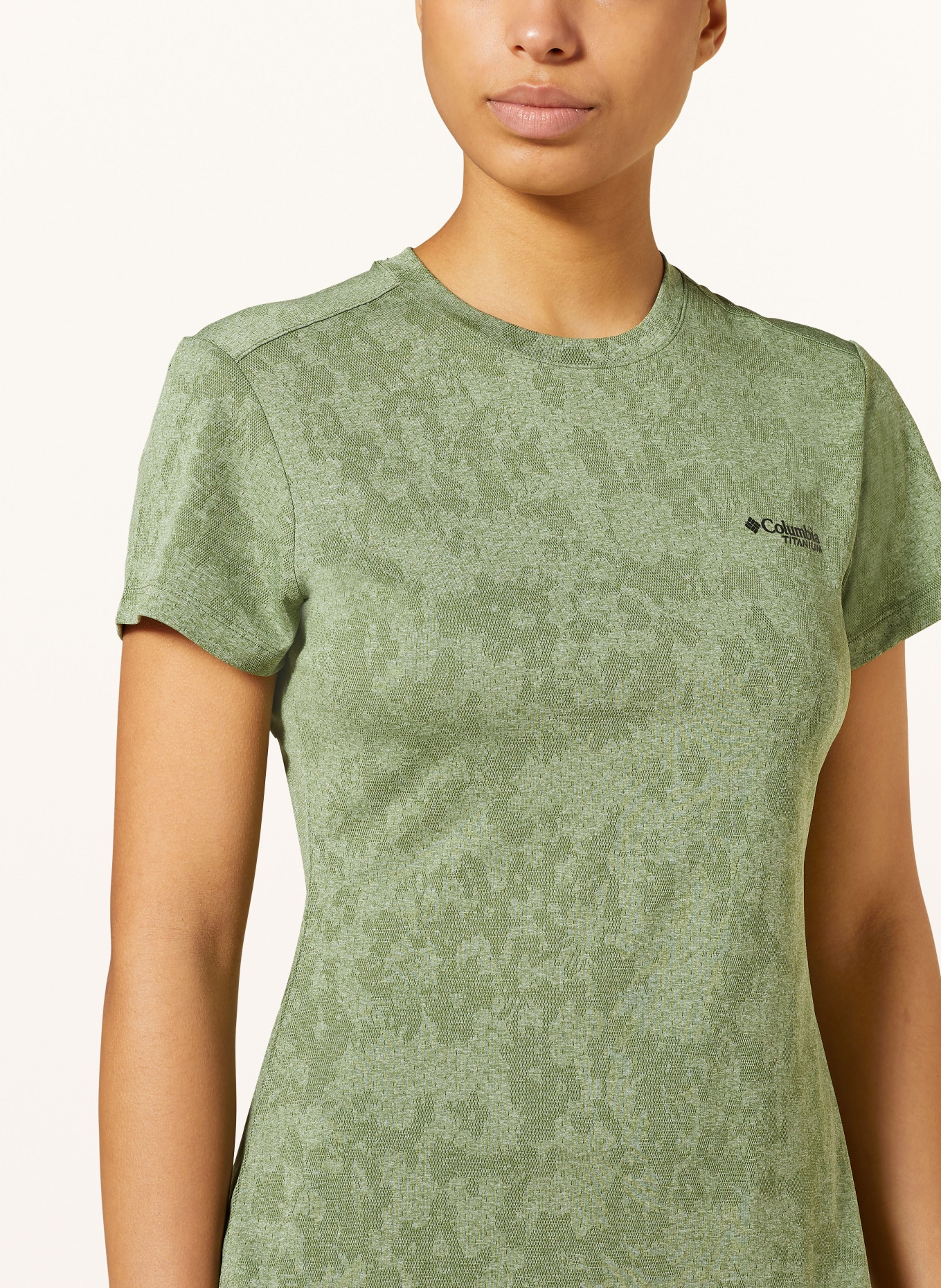 Columbia T-shirt BLUEBIRD CANYON, Color: LIGHT GREEN (Image 4)