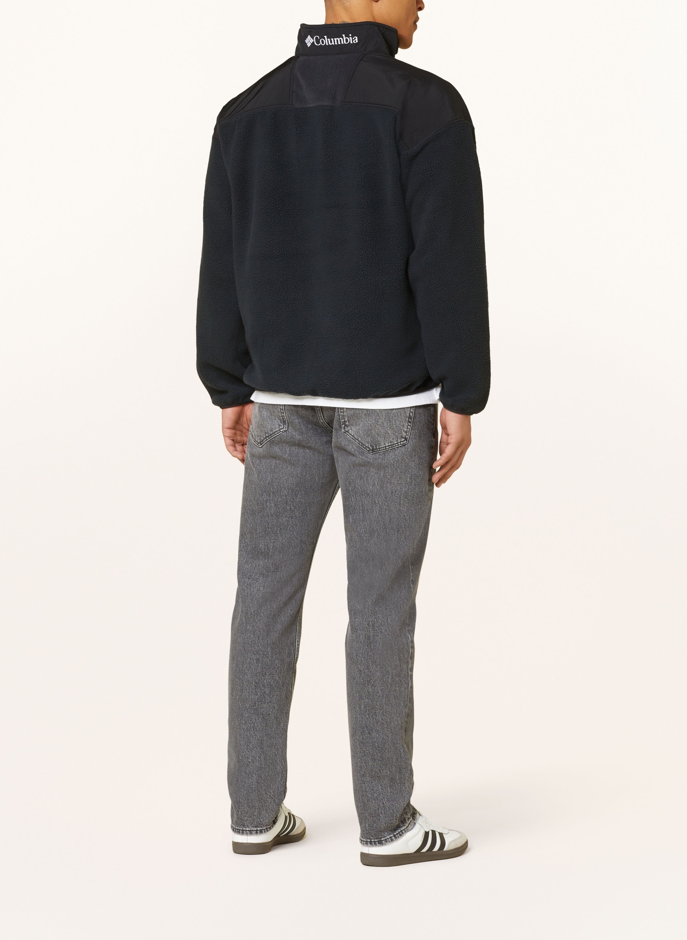 Columbia Fleece half-zip sweater RIPTIDE, Color: BLACK (Image 3)