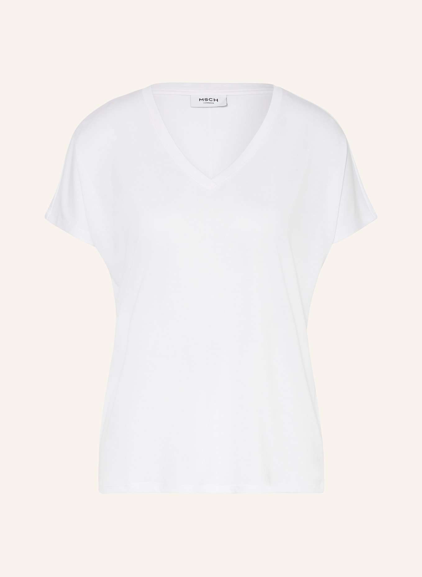 MSCH COPENHAGEN T-shirt MSCHFENYA, Color: WHITE (Image 1)