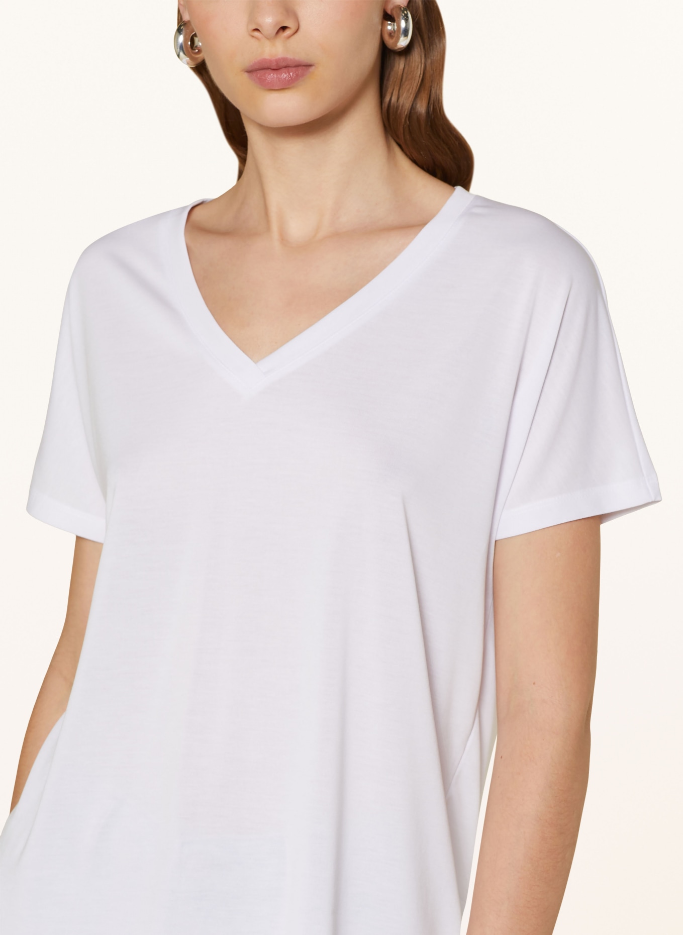 MSCH COPENHAGEN T-shirt MSCHFENYA, Color: WHITE (Image 4)