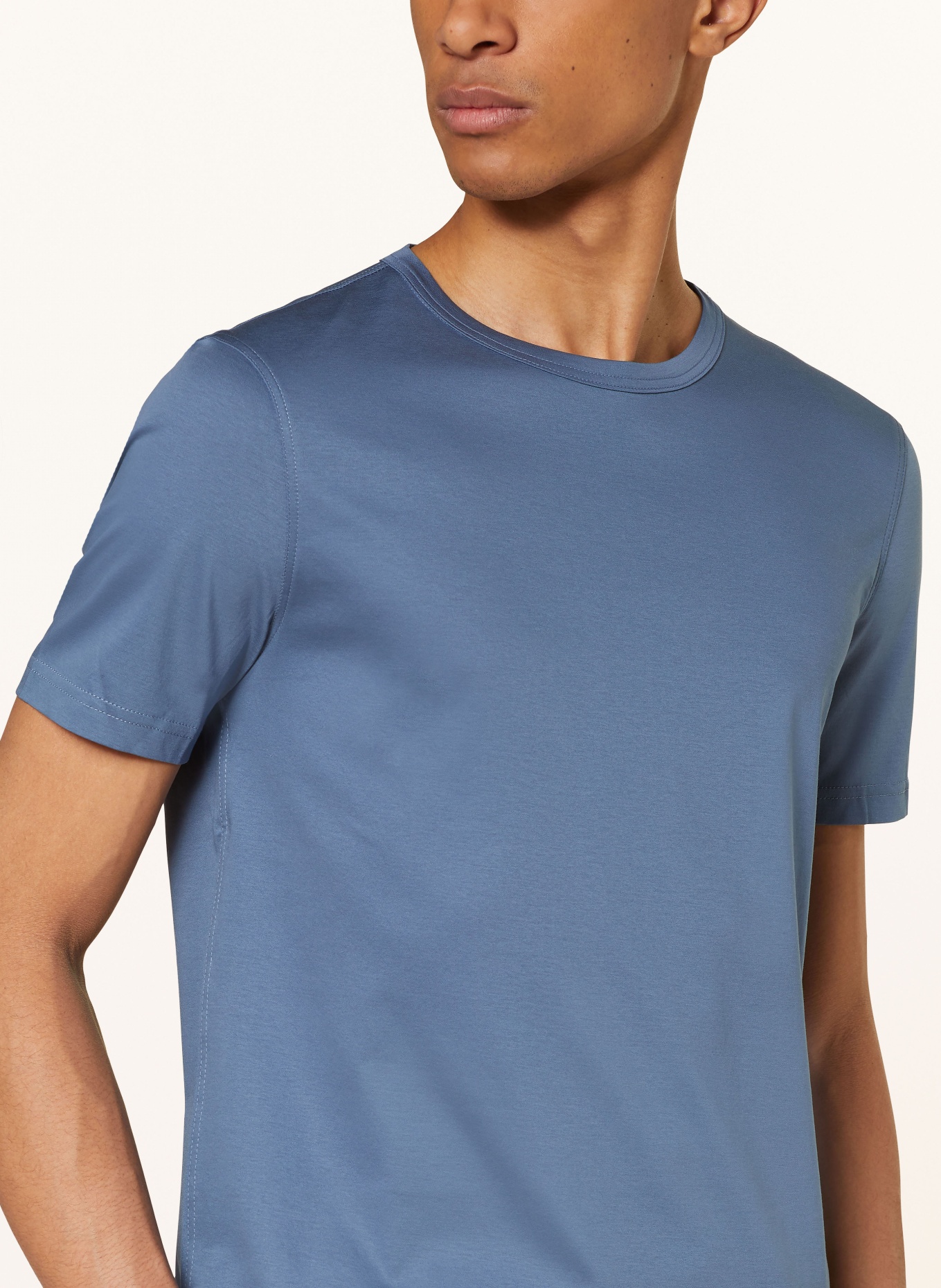 MOS MOSH Gallery T-shirt PERRY CRUNCH: NIEBIESKI