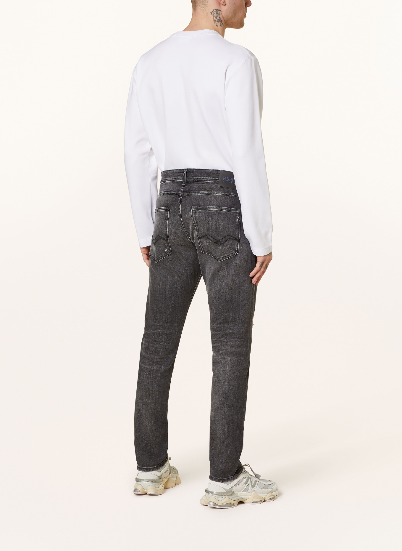 REPLAY Jeans WILLBI Regular Slim Fit, Farbe: 096 MEDIUM GREY (Bild 3)