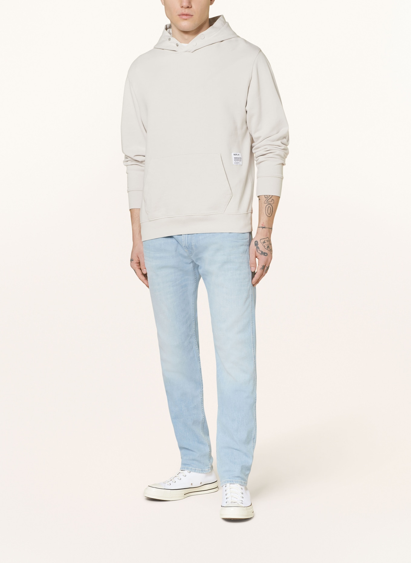 REPLAY Jeans Extra Slim Fit, Farbe: 010 LIGHT BLUE (Bild 2)