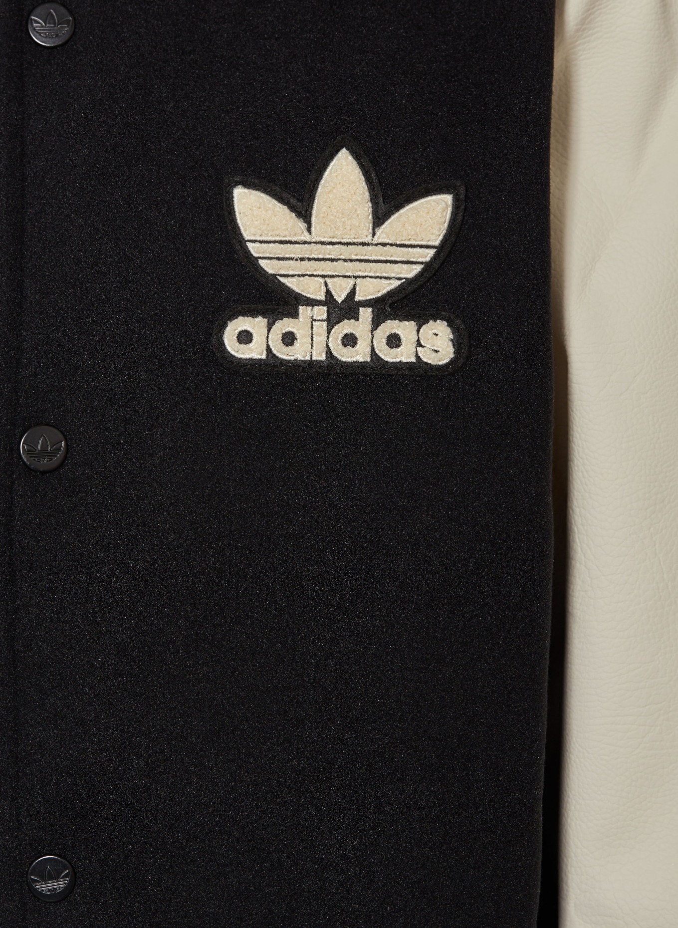 adidas Originals Bluzka ADICOLOR VRCT z mieszanki materiałów, Kolor: CZARNY/ KREMOWY (Obrazek 3)